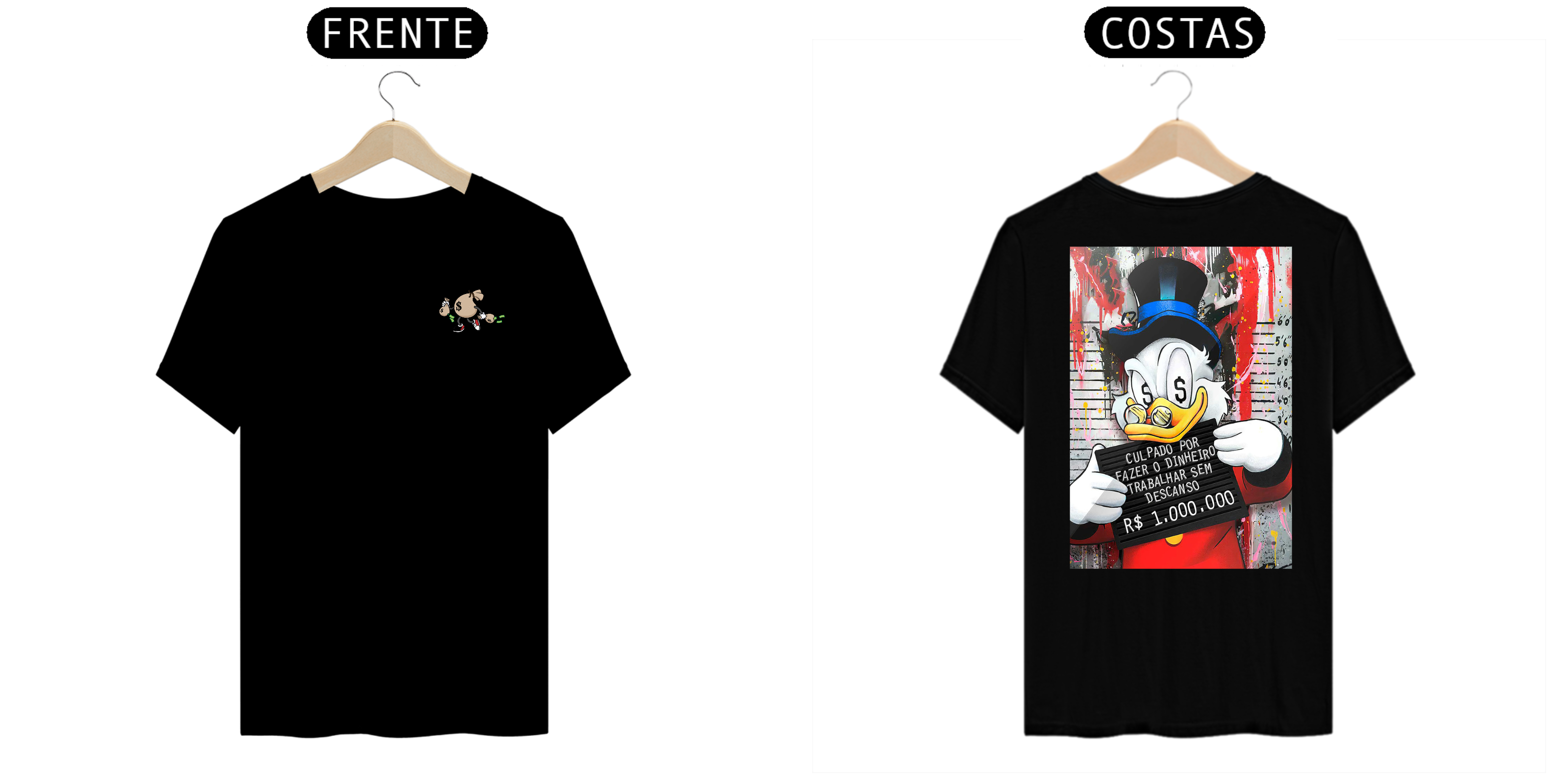 Camiseta Culpado - Tio Patinhas