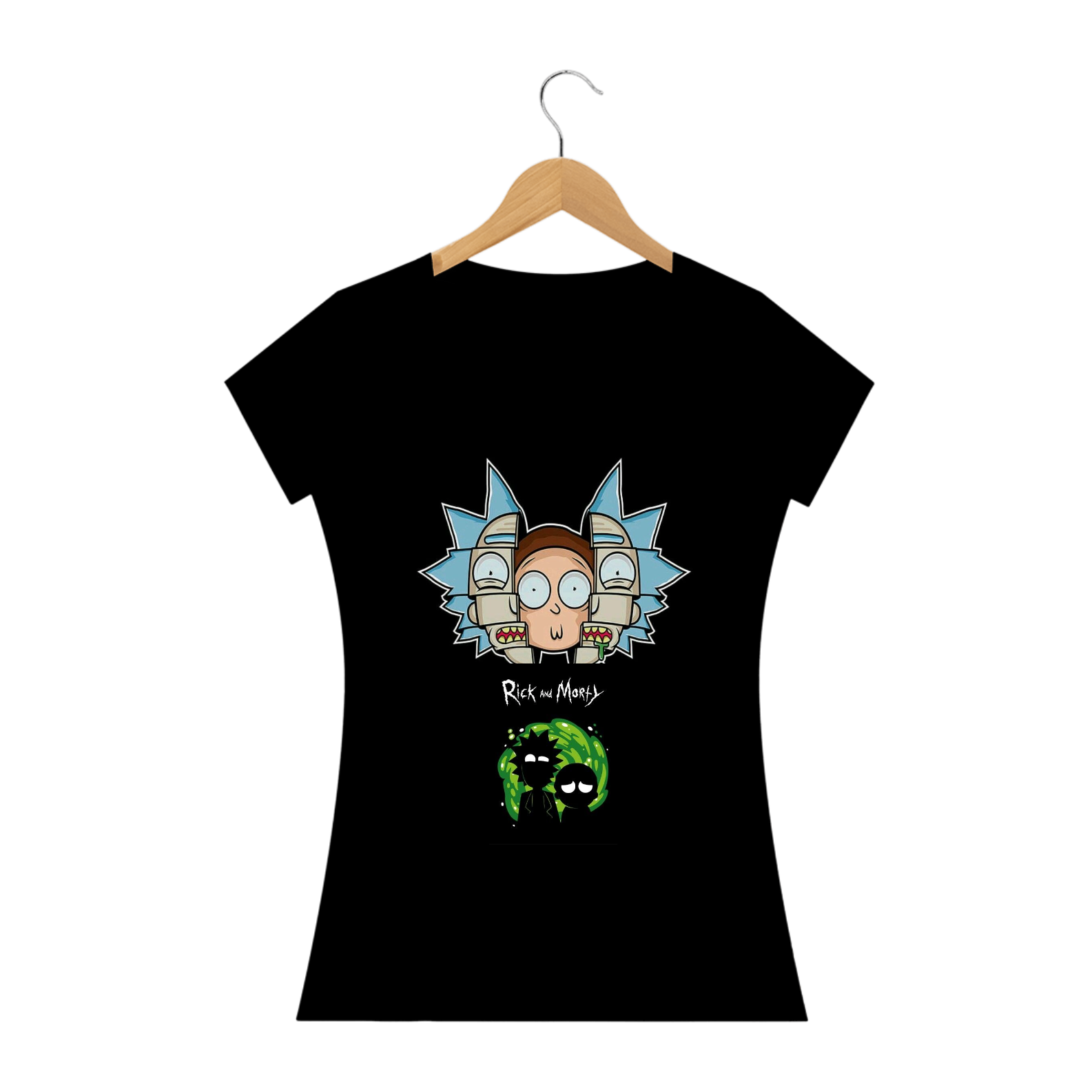 Camisa feminina Rick and Morty