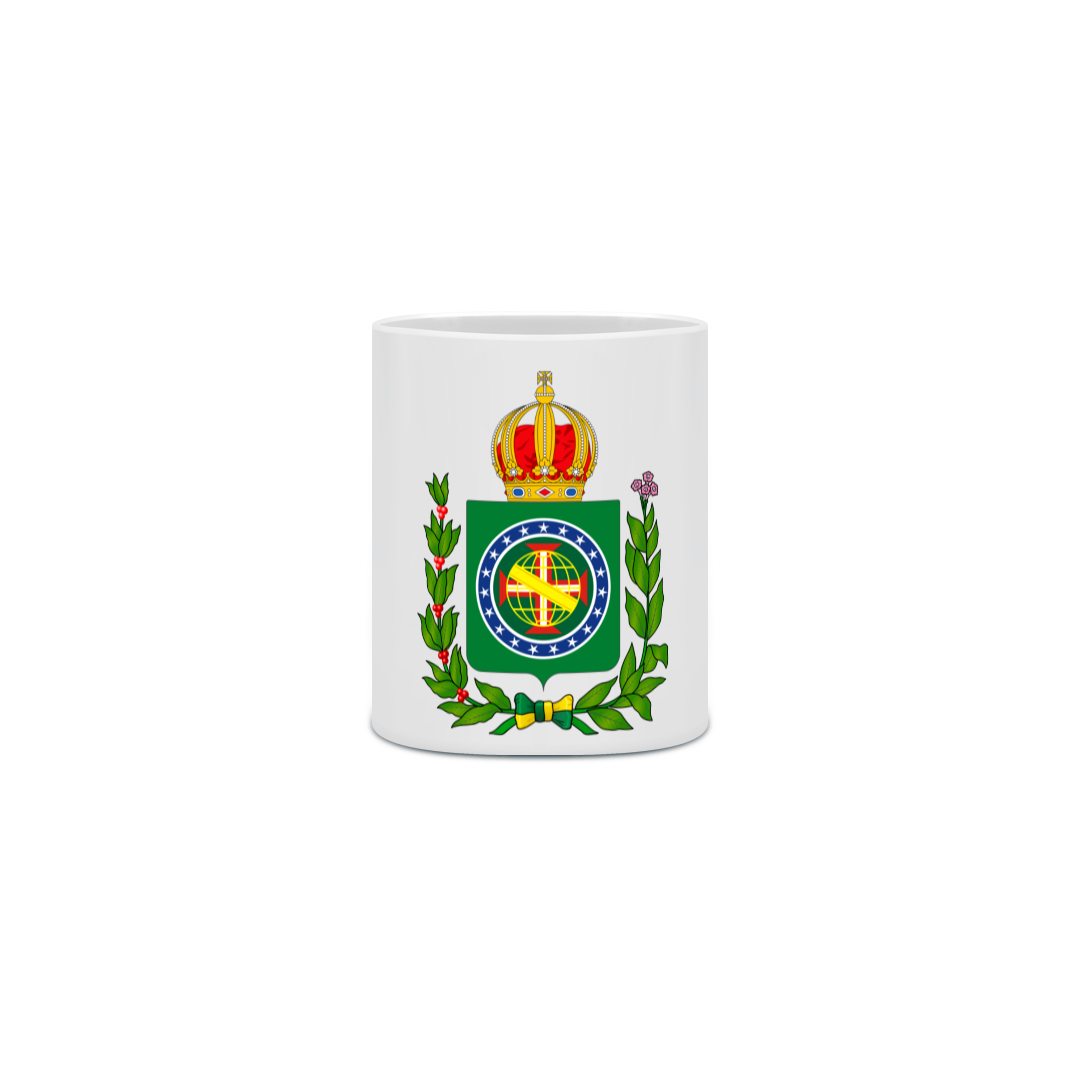 Nome do produto  caneca brasão Imperio do Brasil