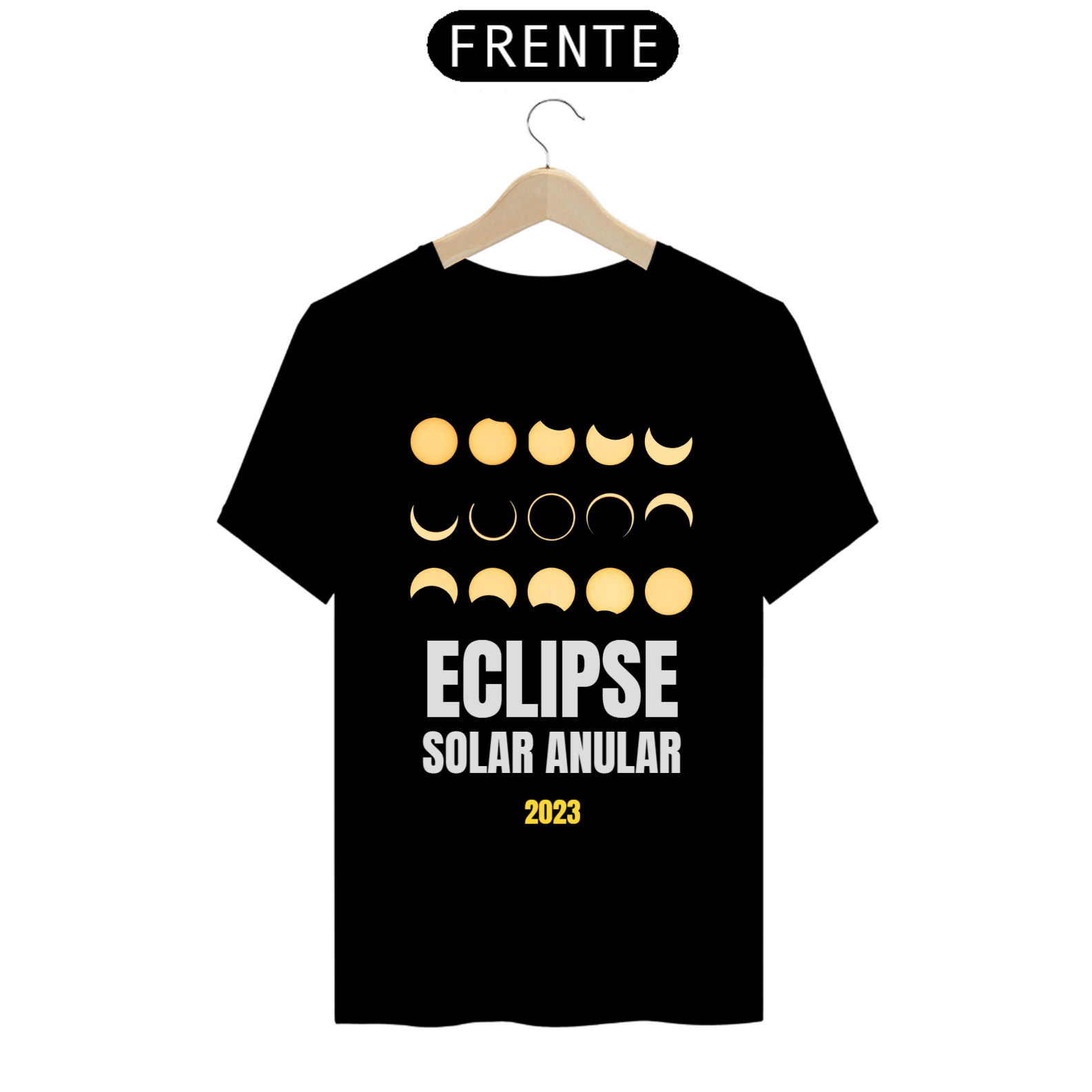 Camisa Eclipse Solar Anular 2023 Timelapse