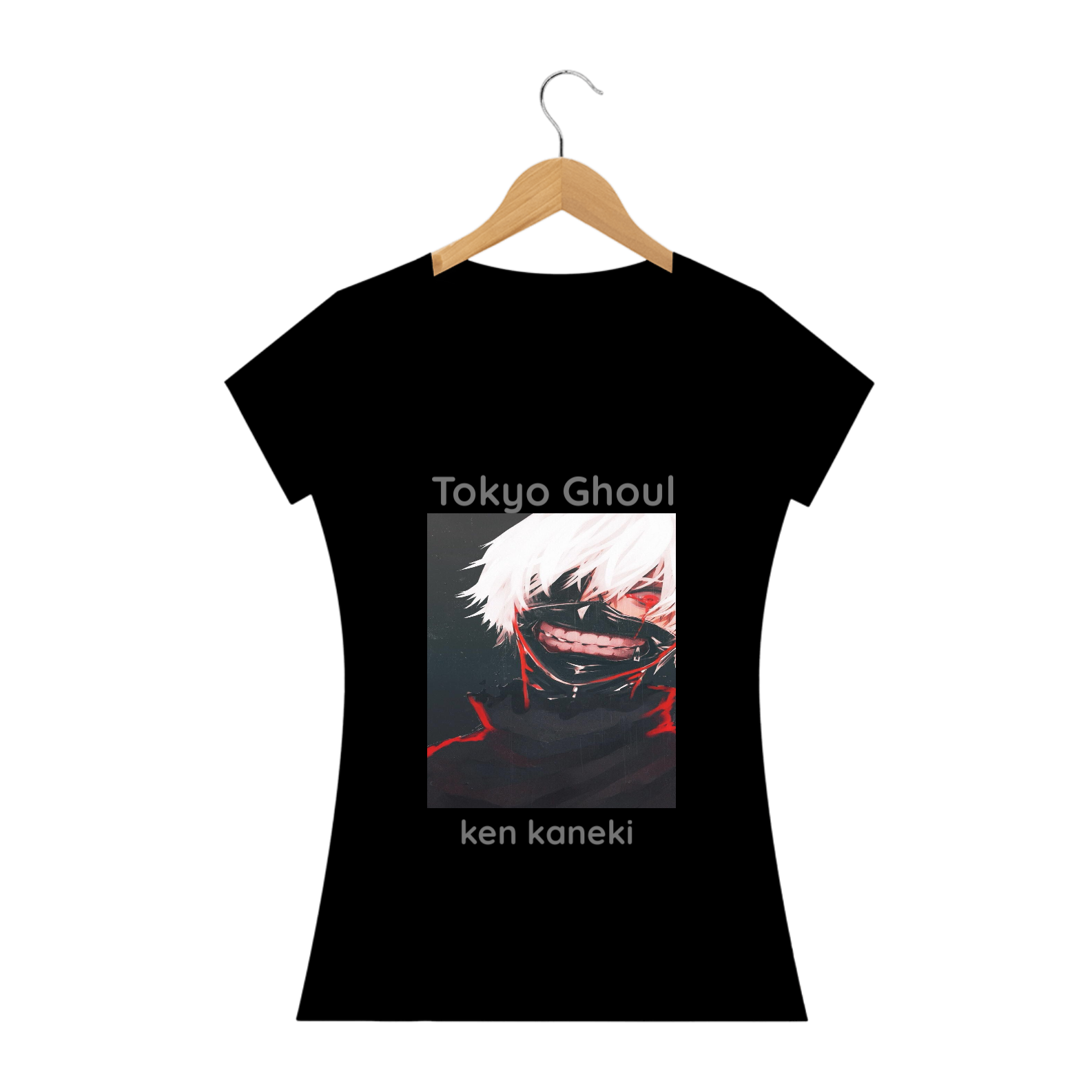 Camiseta baby long prime Tokyo Ghoul - Ken Kaneki