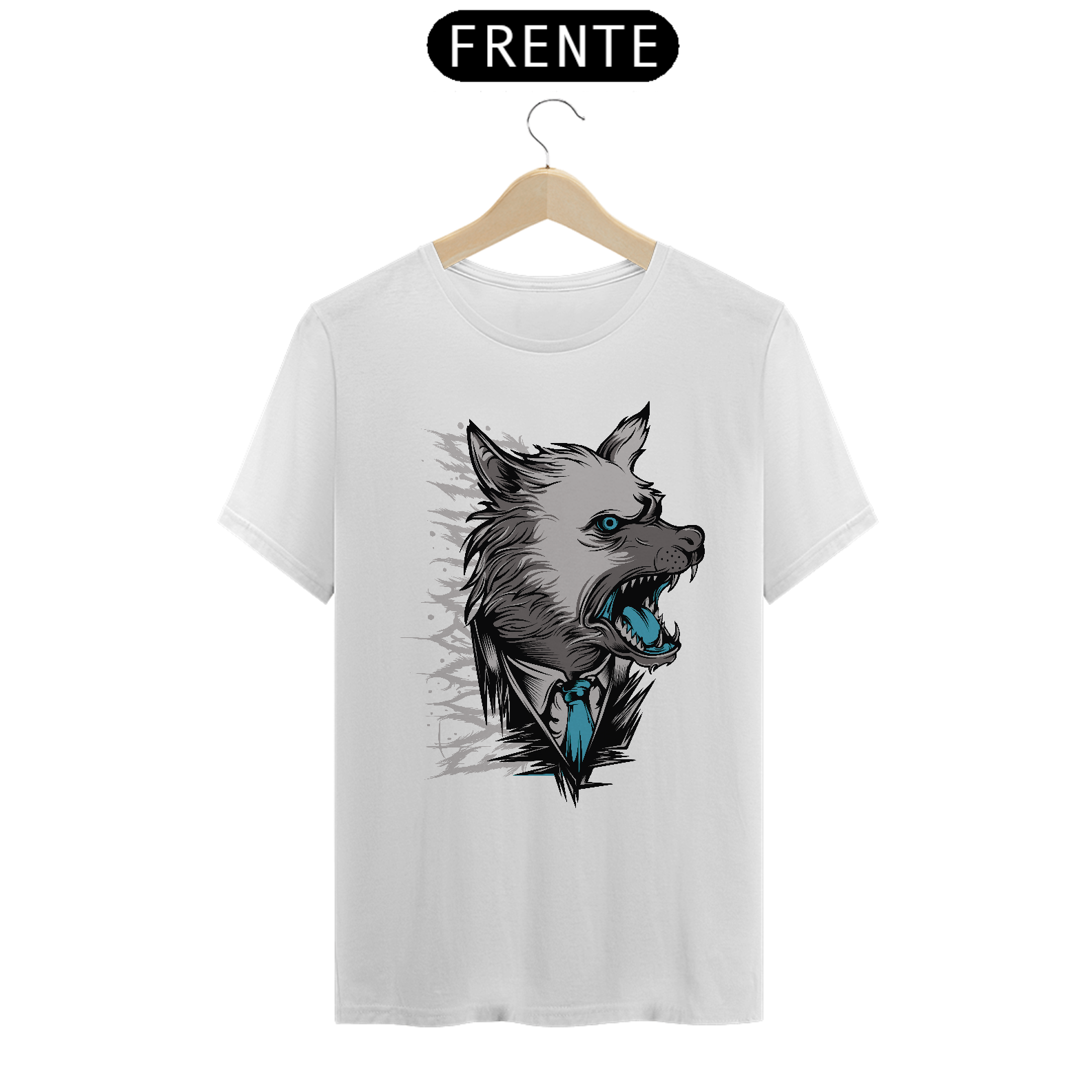 T-shirt Lobo Mau