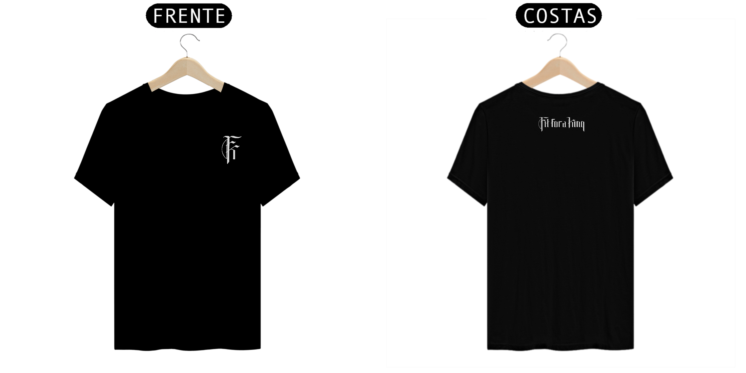 T-shirt Banda 'Fit for a King' A2