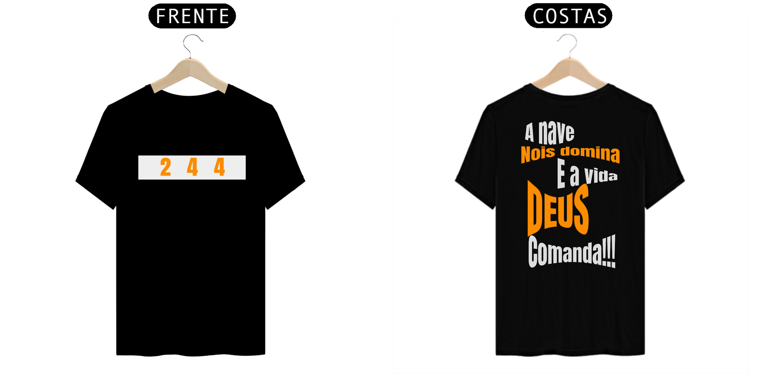 Camiseta Deus no Comando