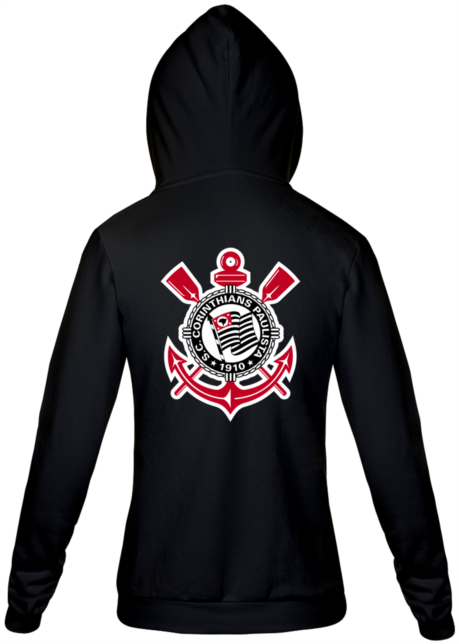 Nome do produto: Moletom Time De Futebol Corinthians