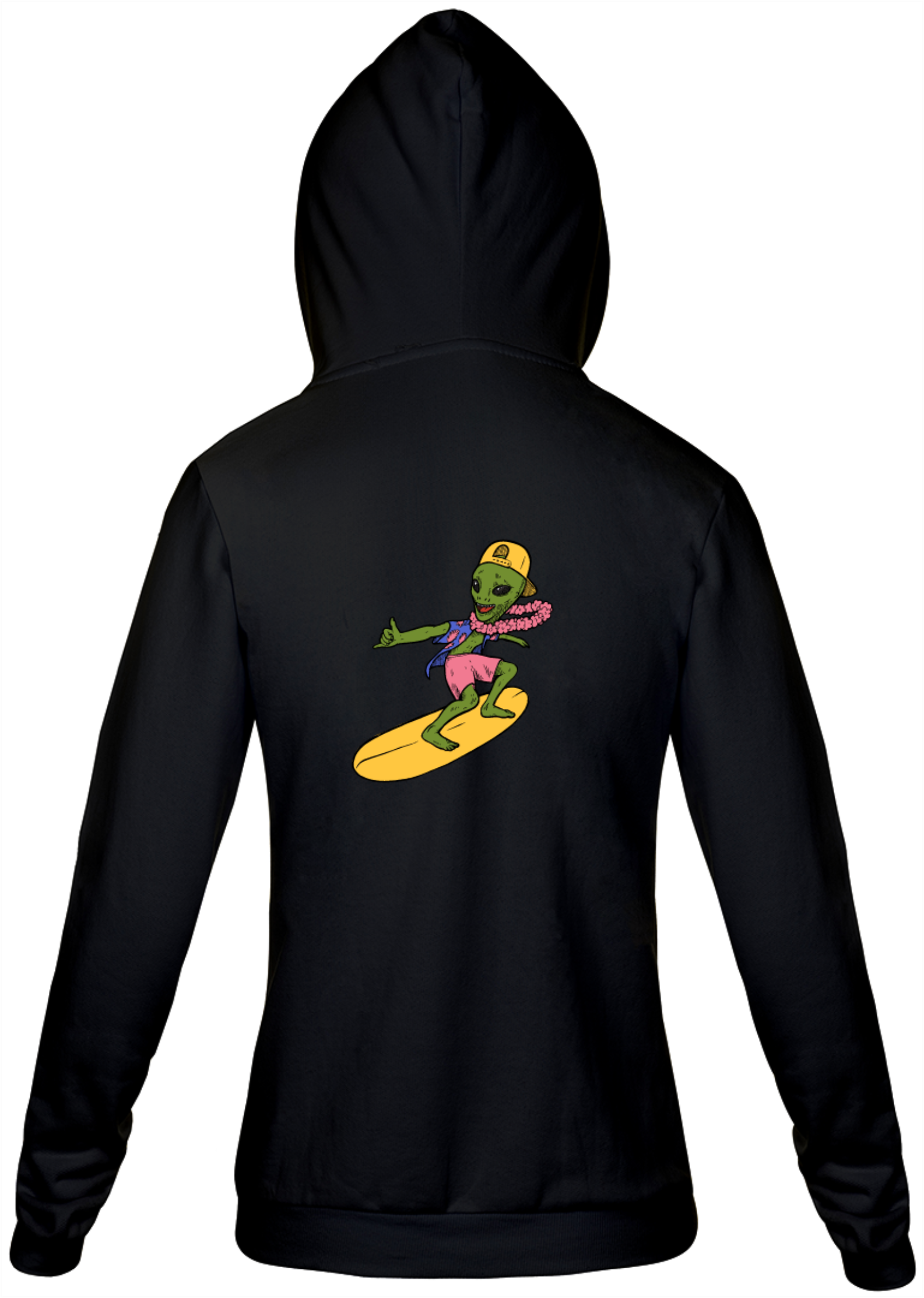 Moletom Com zipper Alien Surfista 