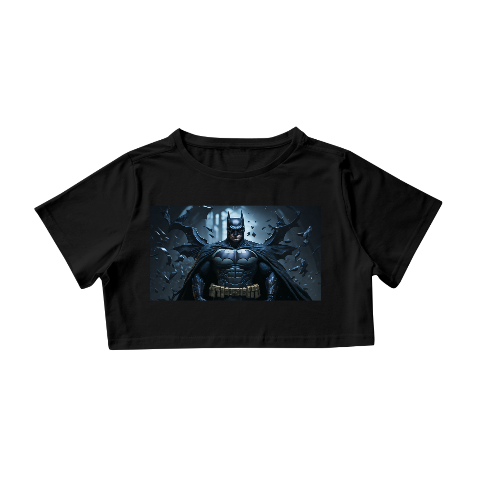 CAMISA CROPPED BATMAN