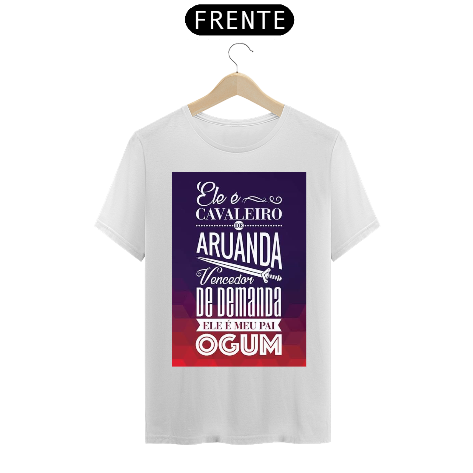 Nome do produto: Ogum cavaleiro de Aruanda