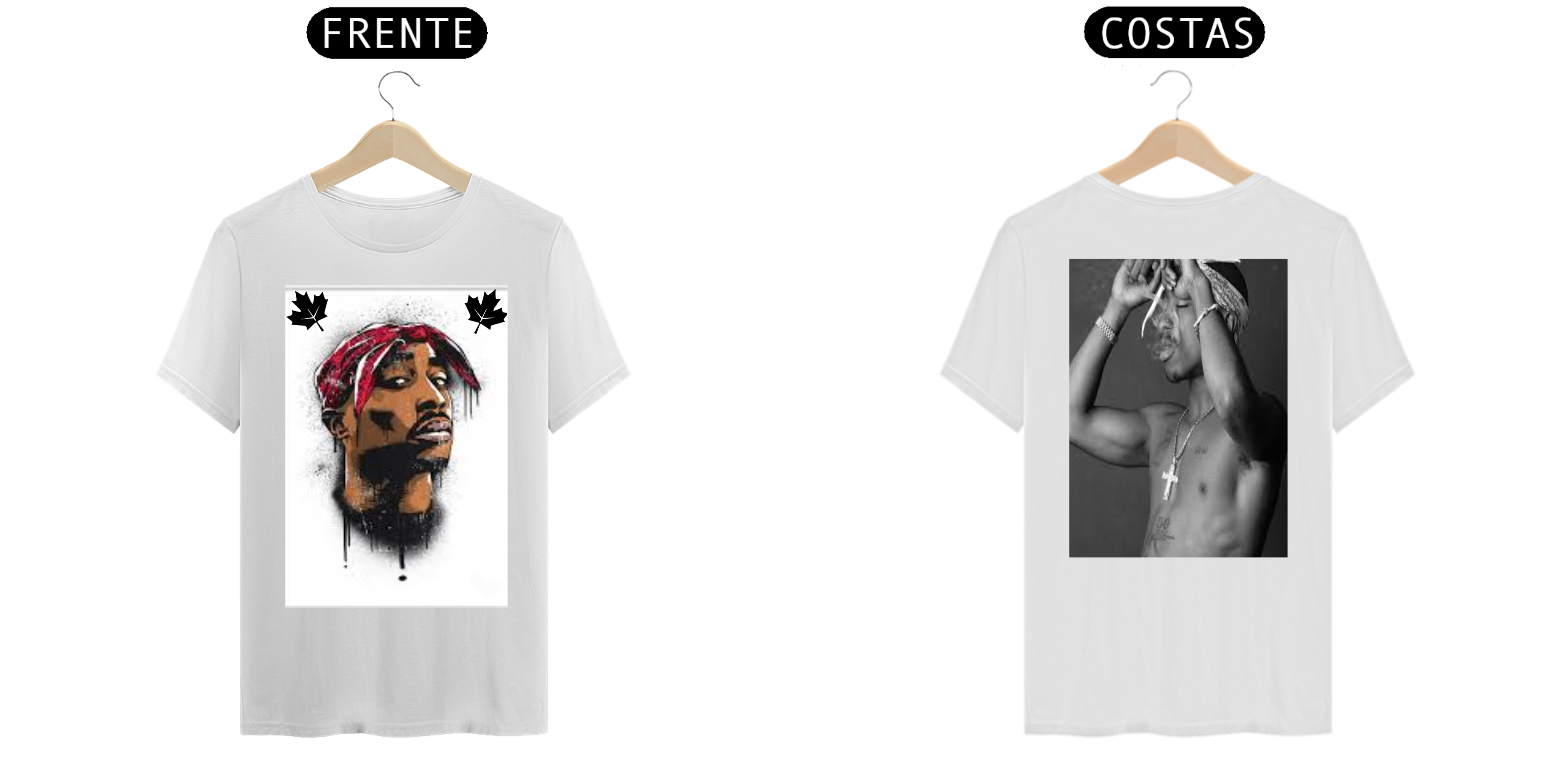 Nome do produto: Camisa 2pac