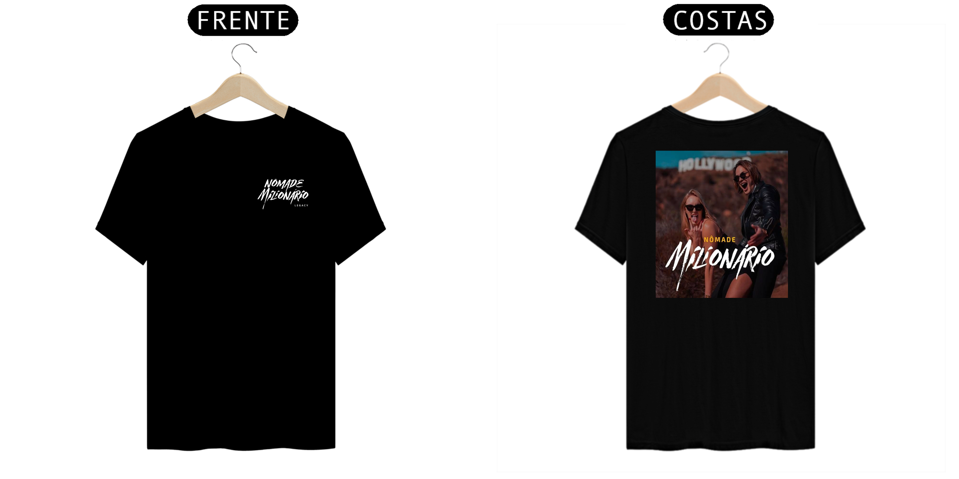 CAMISETA MASCULINA NOMADE MILIONARIO - THIAGO FINCH