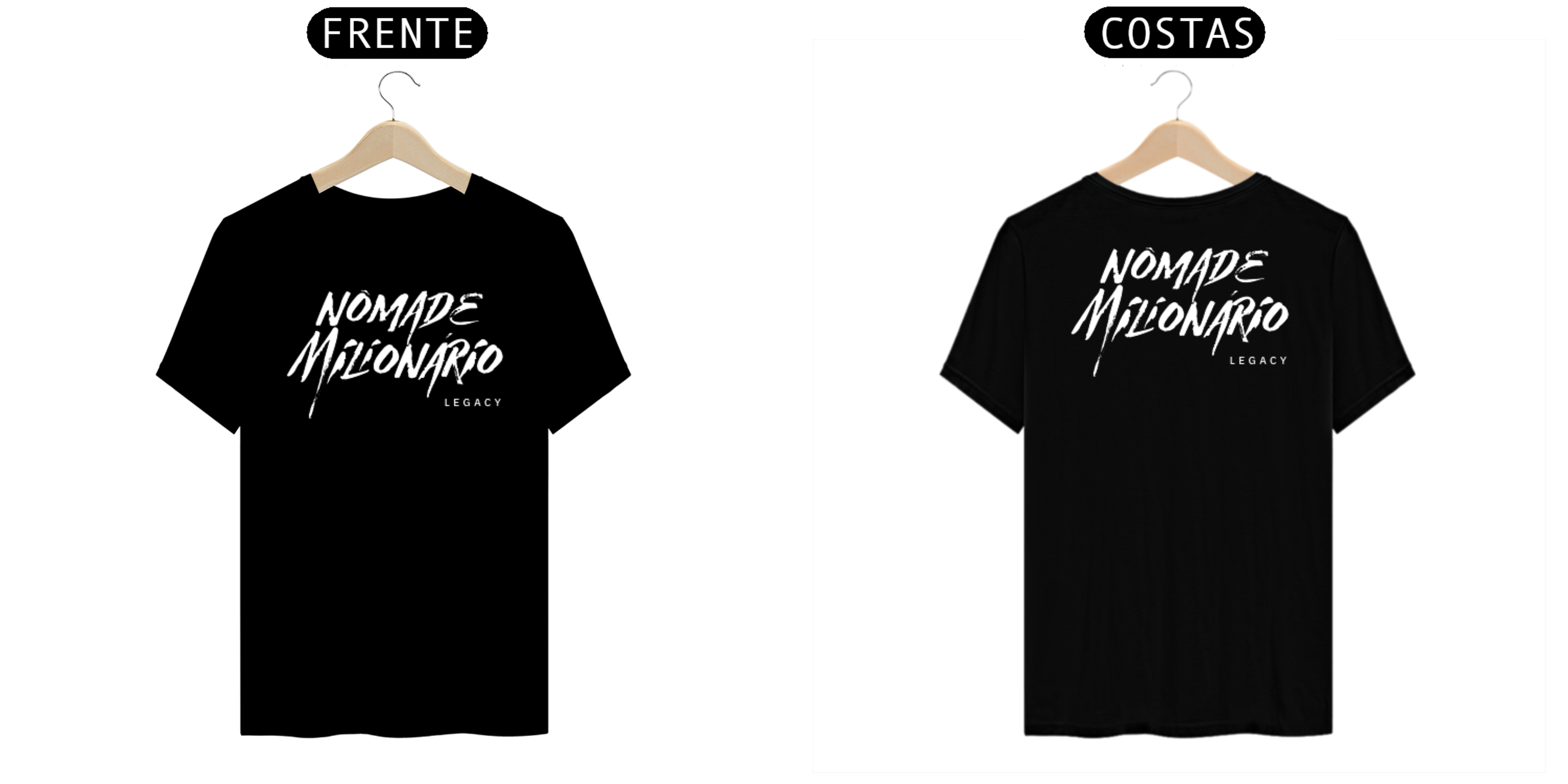CAMISETA MASCULINA NOMADE MILIONARIO - THIAGO FINCH