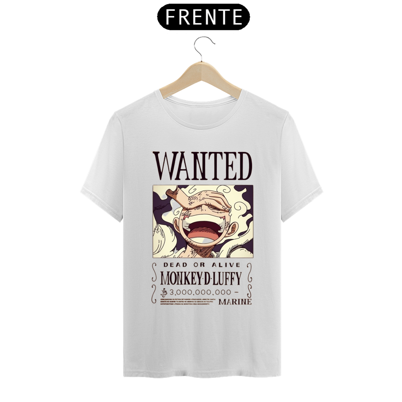 Camisa Luffy procurado