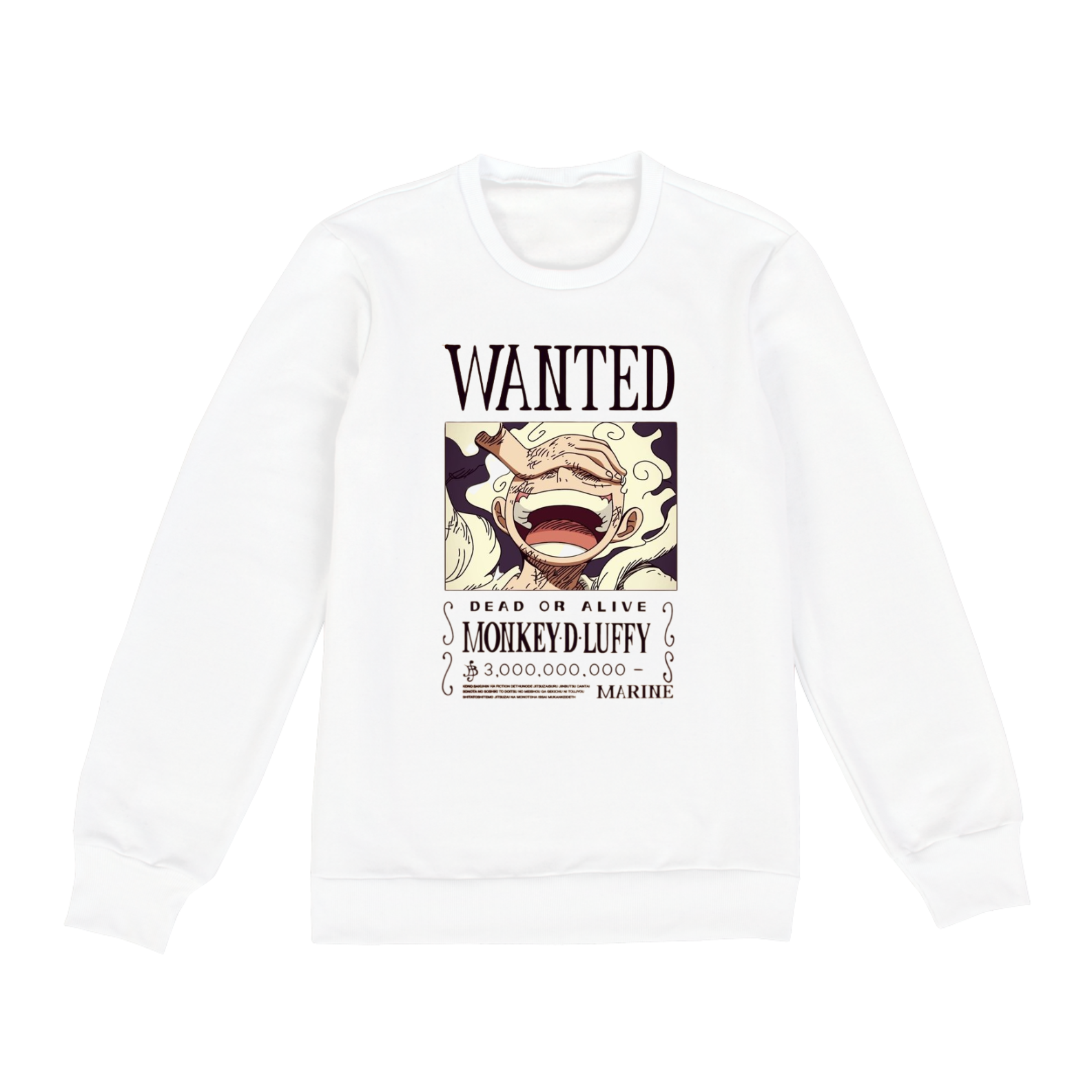 Blusa Moletom Luffy Procurado