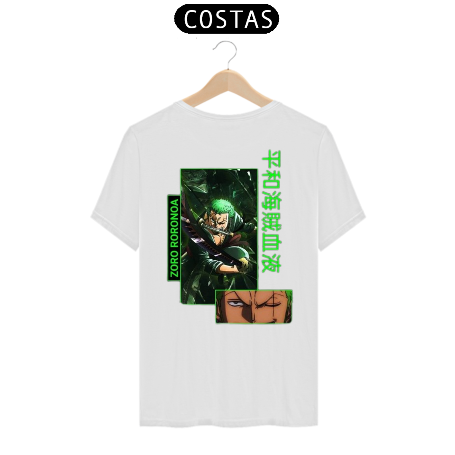 camisa zoro costas