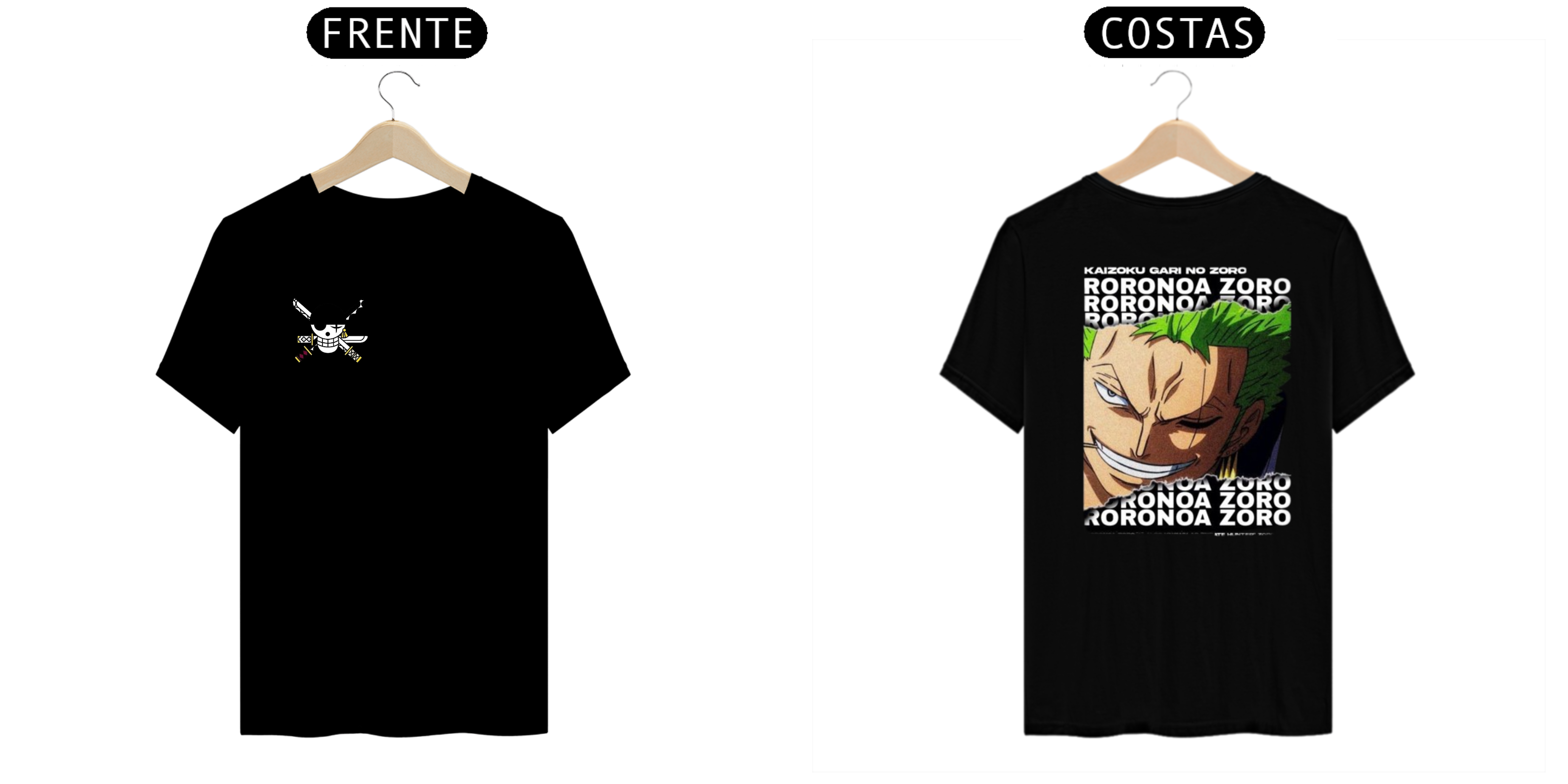Linha Camisas One Piece Zoro