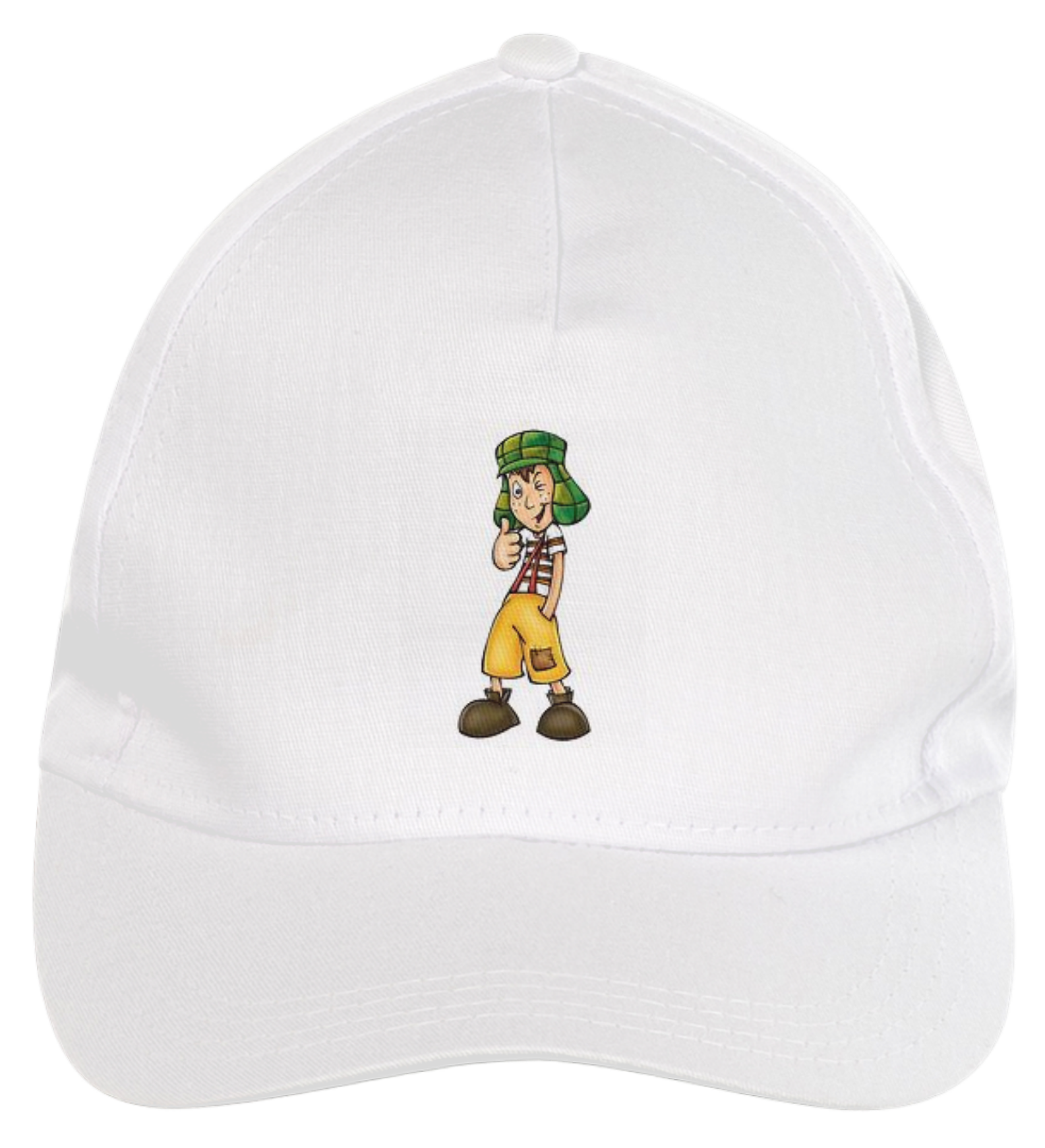 BONÉ BRANCO ABA CURVADA CHAVES 