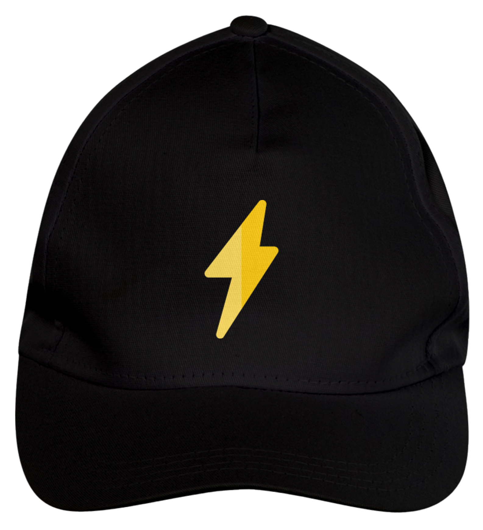 BONÉ PRETO ABA CURVADA RAIO