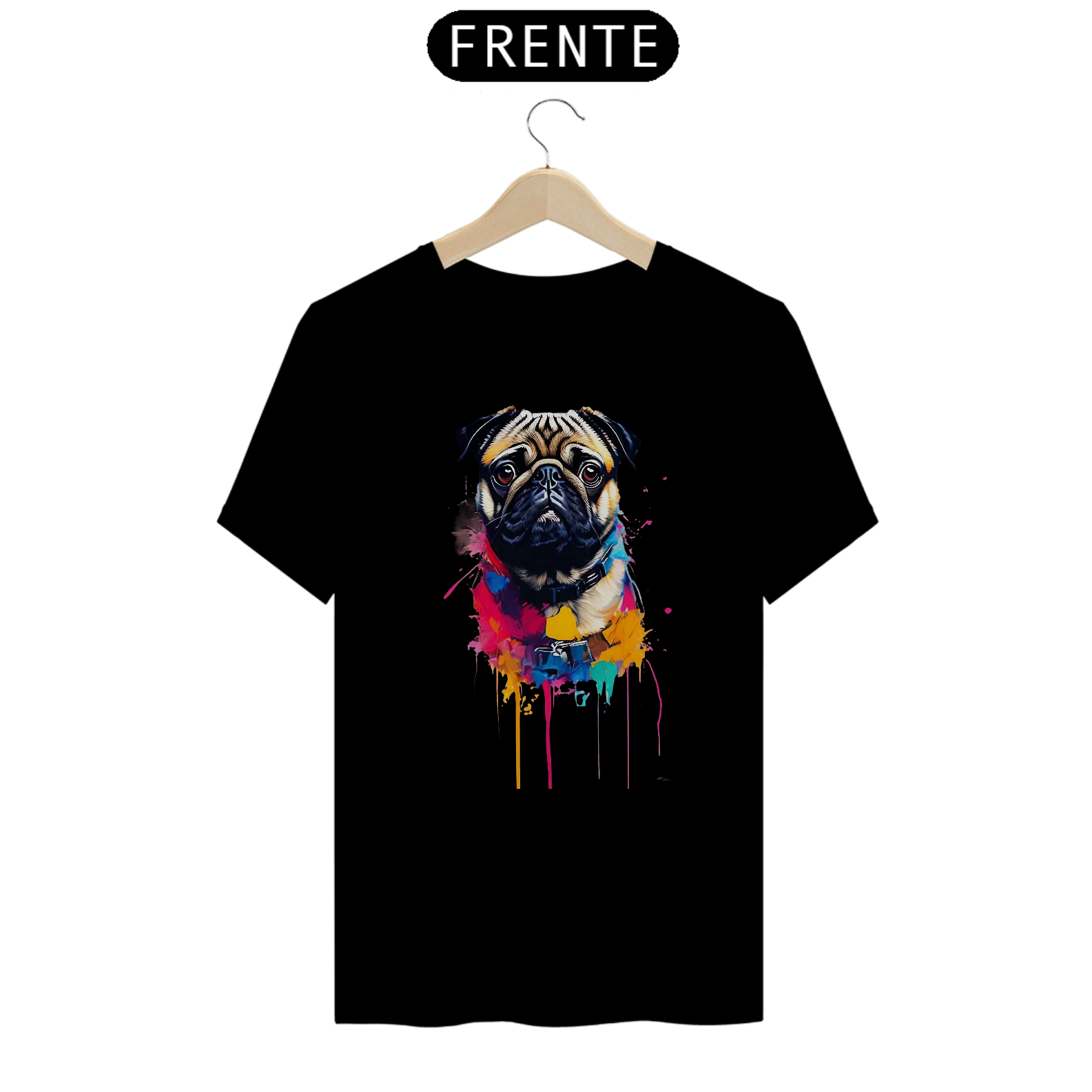 Pug Desenho / T-shirt Pug