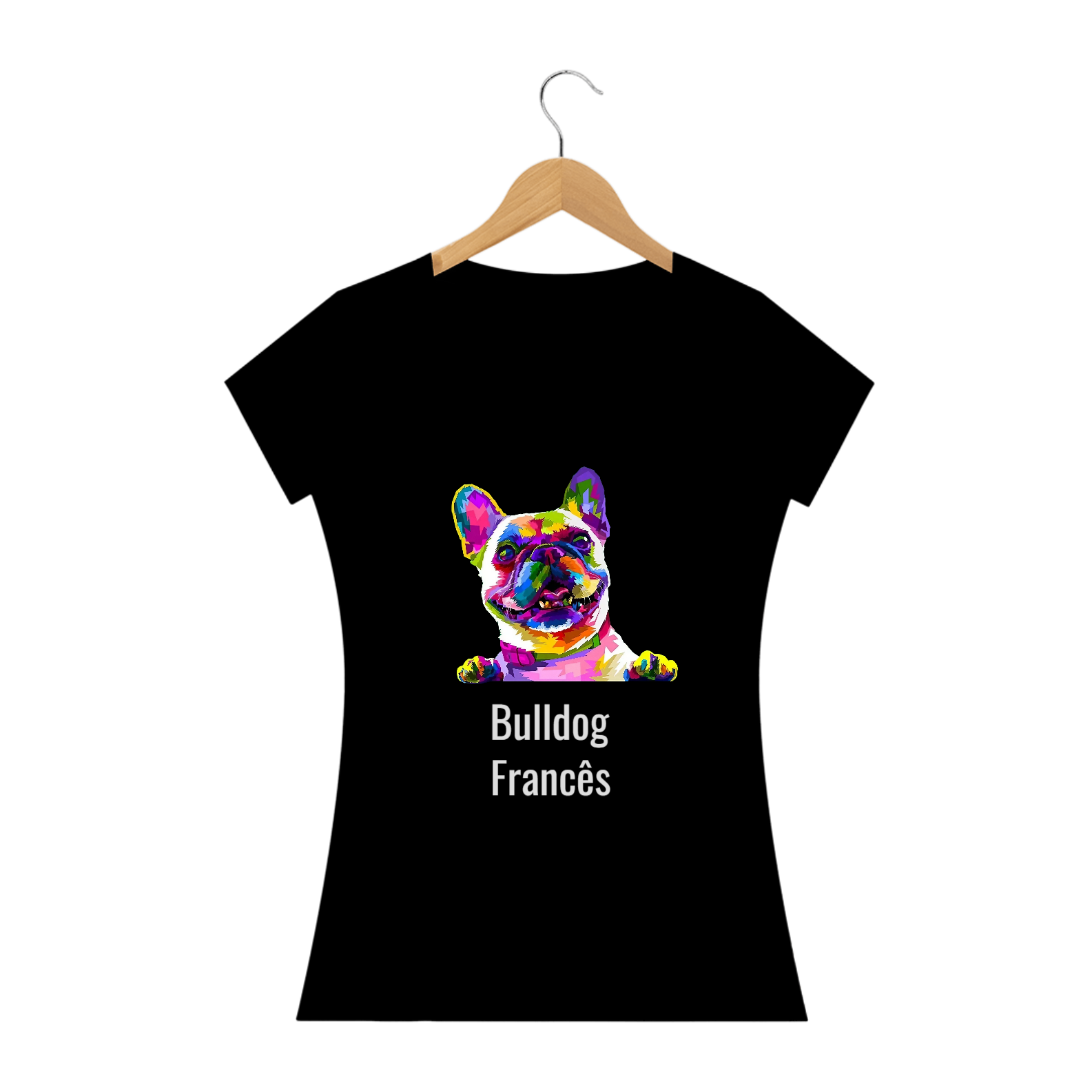Camiseta Bulldog Francês / T-shirt Women Bulldog Francês