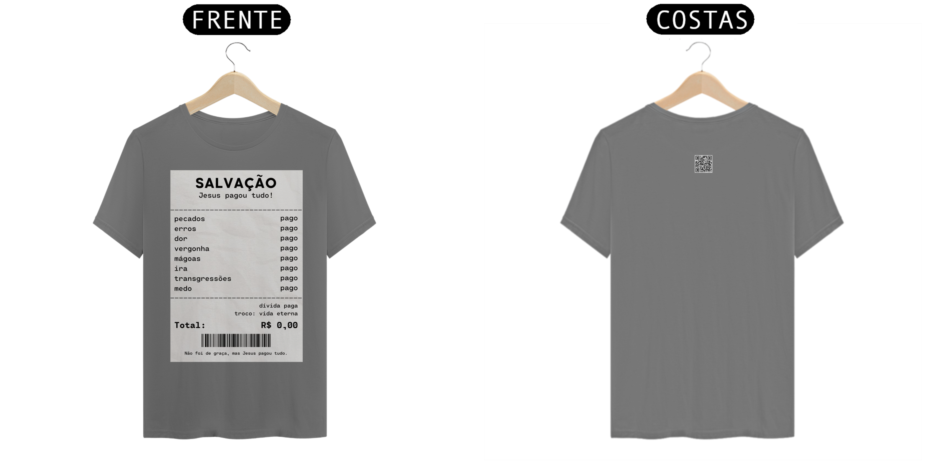 Camiseta - Extrato Cristão - Colorida