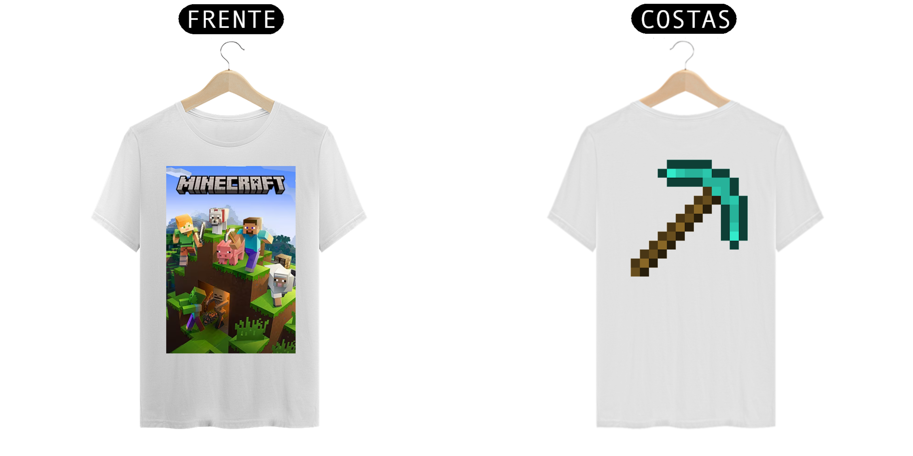 Camisa Minecraft