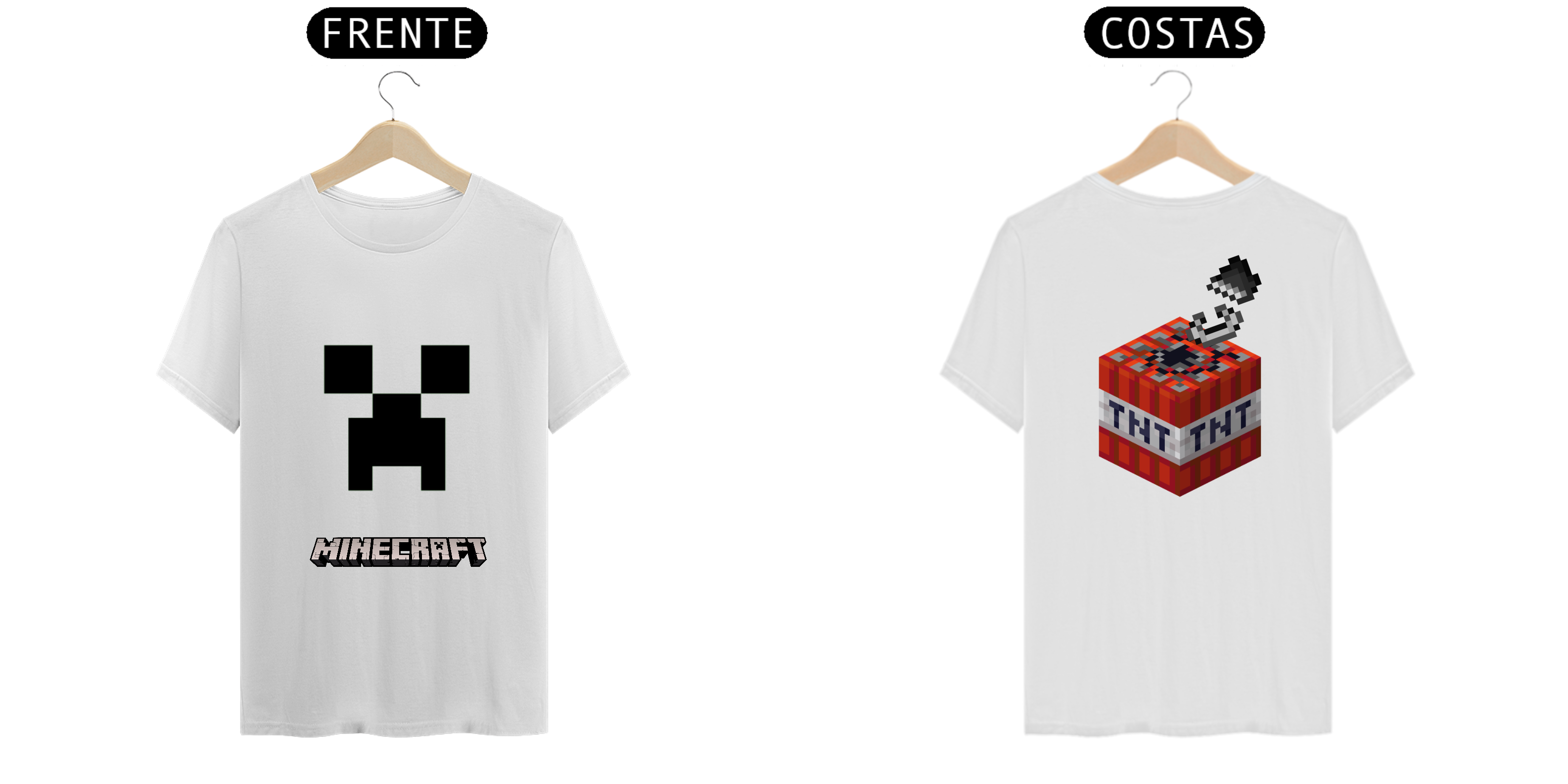 Camisa Creeper Minecraft
