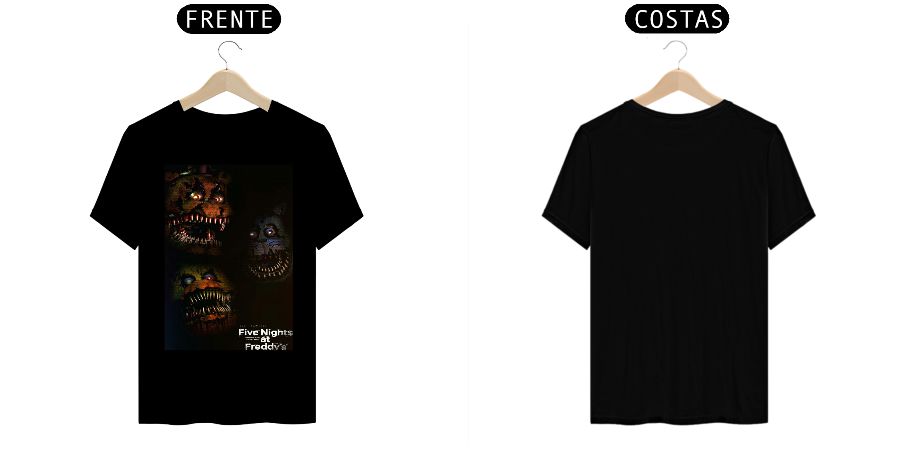 Nome do produto: Camisa FNAF 4