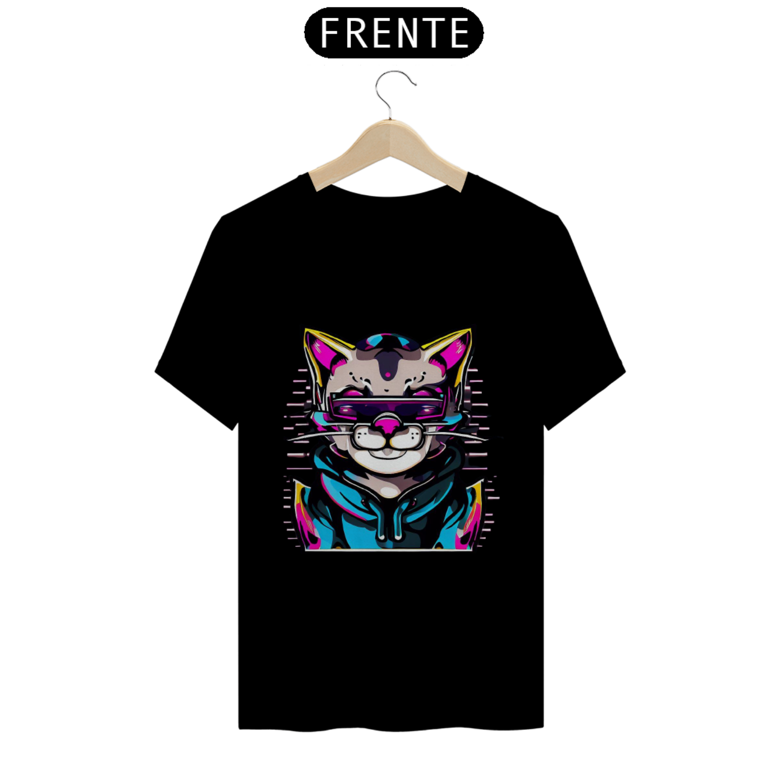 camisa gato 2D