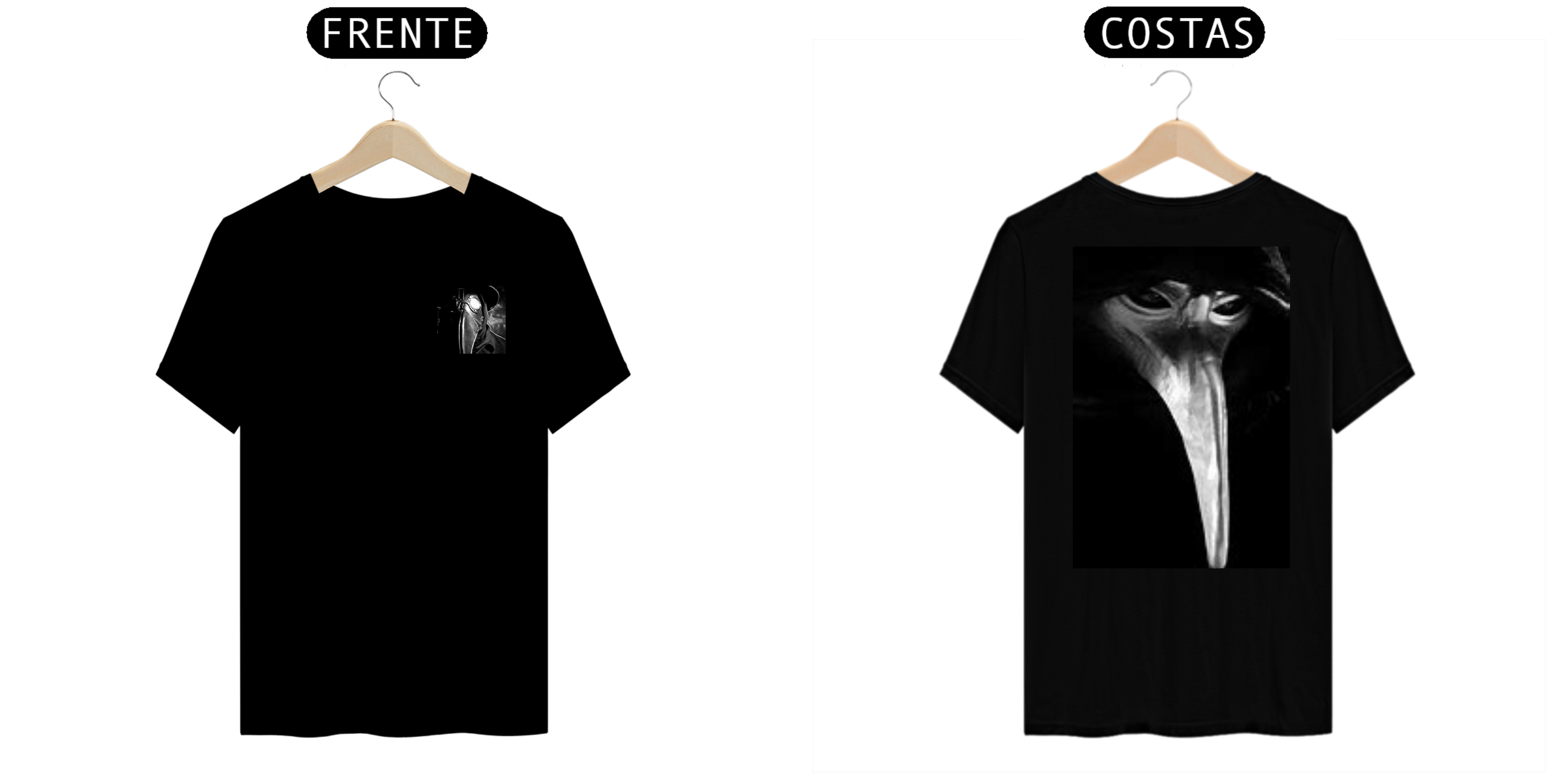 Nome do produto: CAMISETA ( PESTE NEGRA )