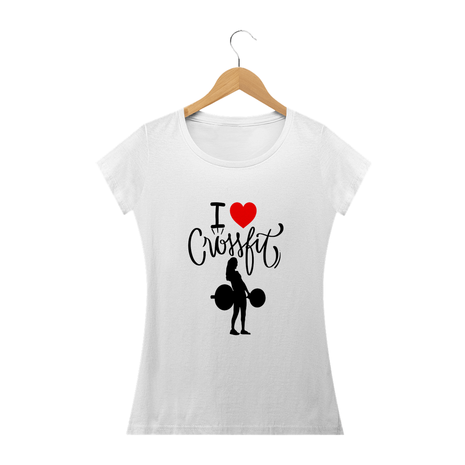 Baby look Eu amo crossfit