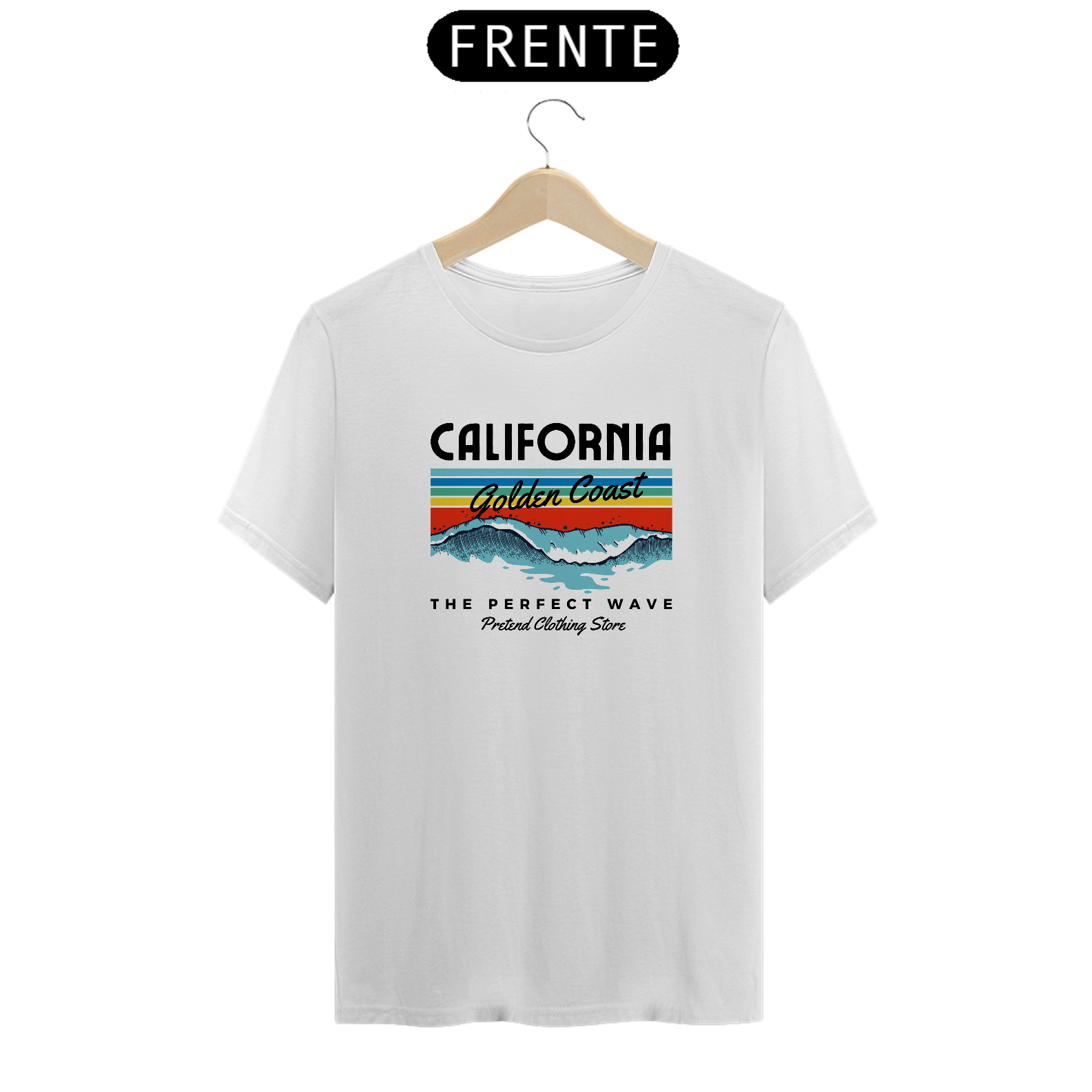 Camiseta Masculina Pretend The Perfect Wave