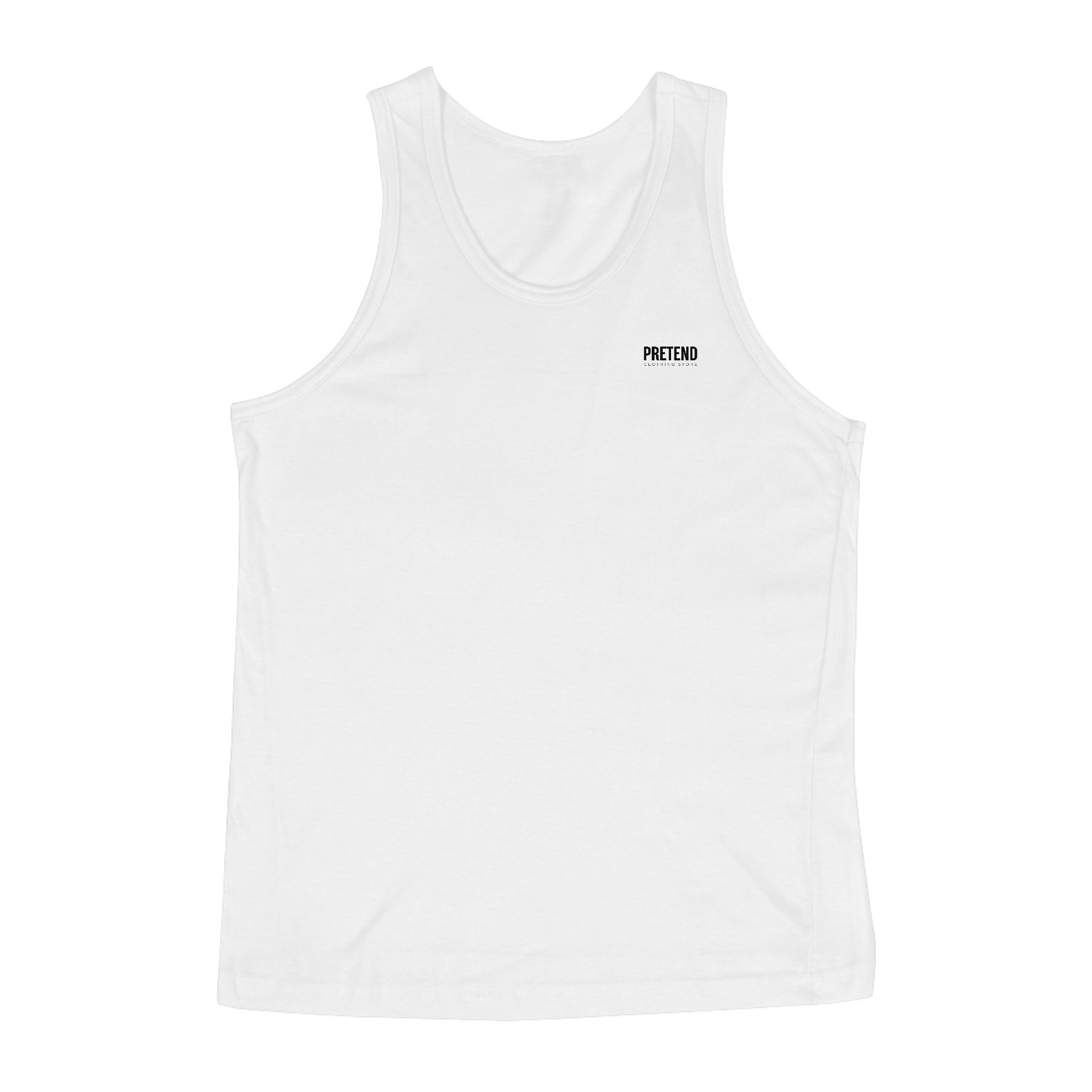 Regata Básica Branca Masculina Pretend