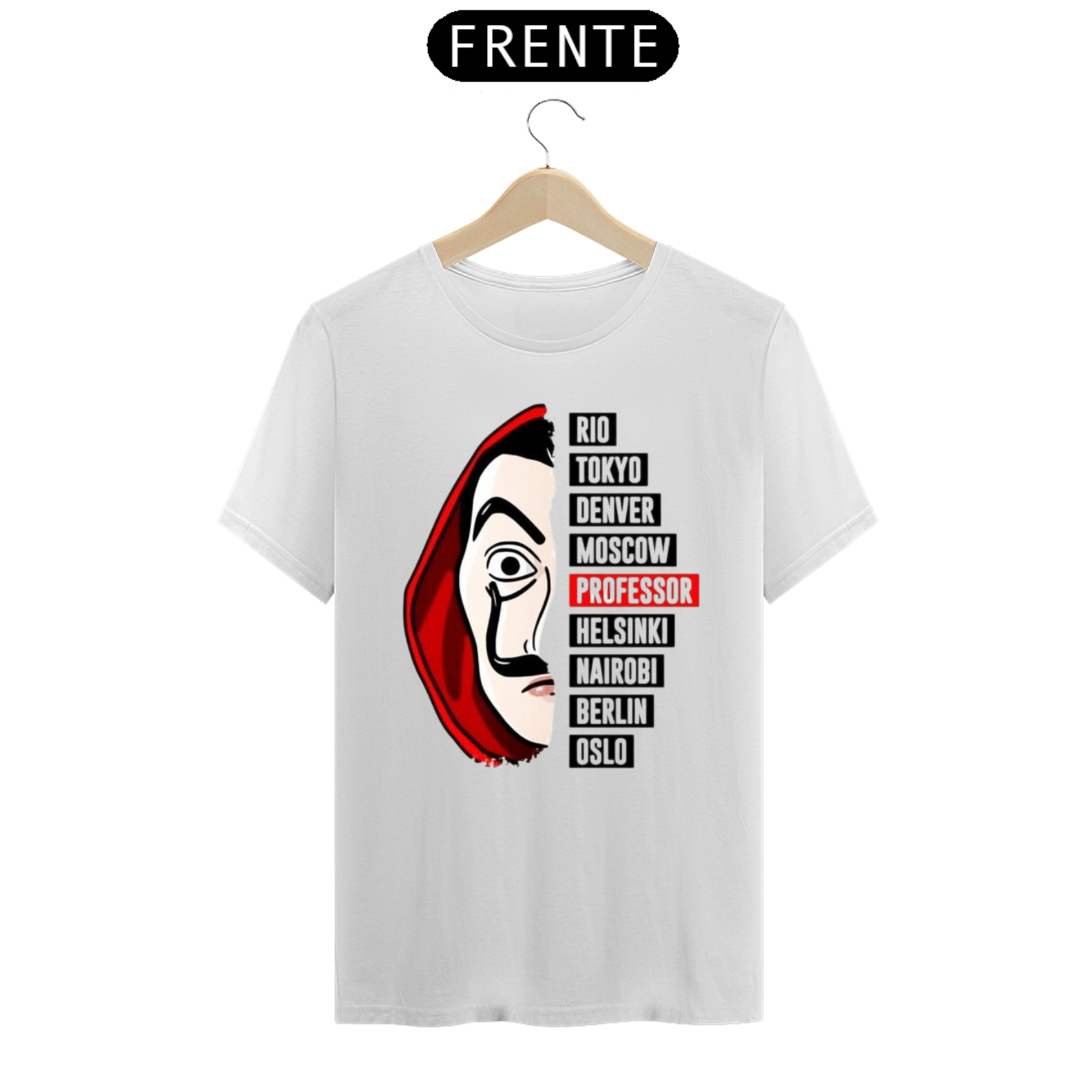 Nome do produto  Camiseta La Casa De Papel