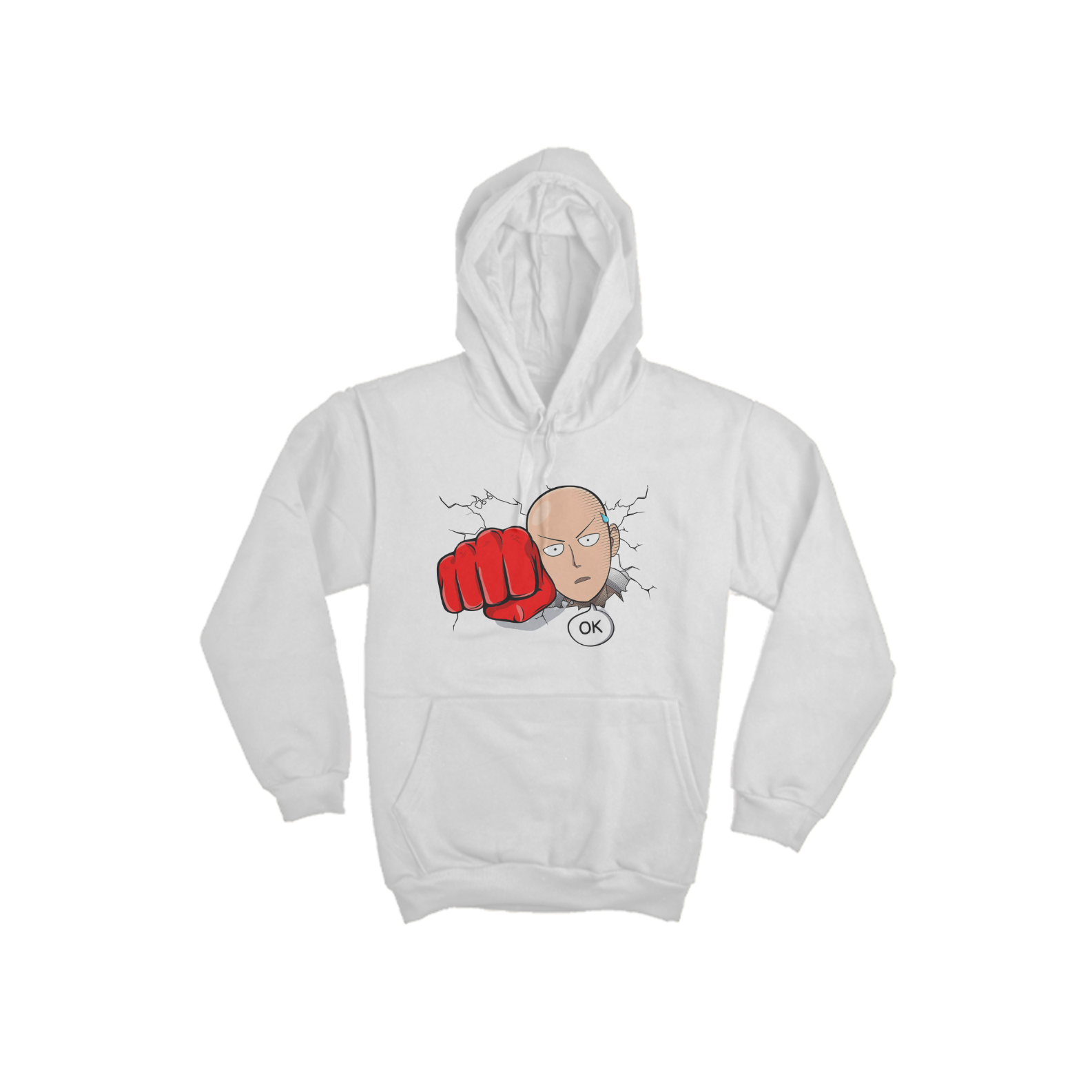 Nome do produto  Moletom Com Estampa Do Anime OnePunchMan (SaitamaOk)