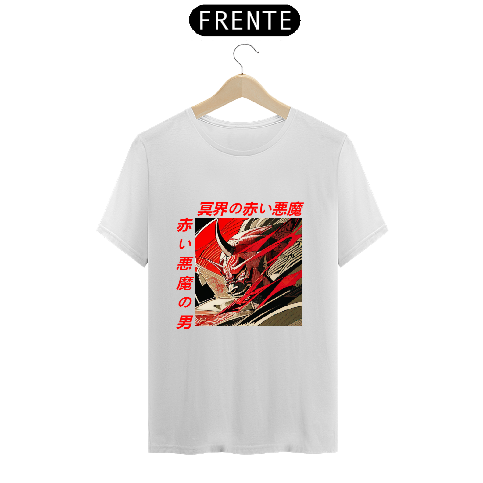 Nome do produto  Camiseta T-shirt classic Estampada com Oni Hannya