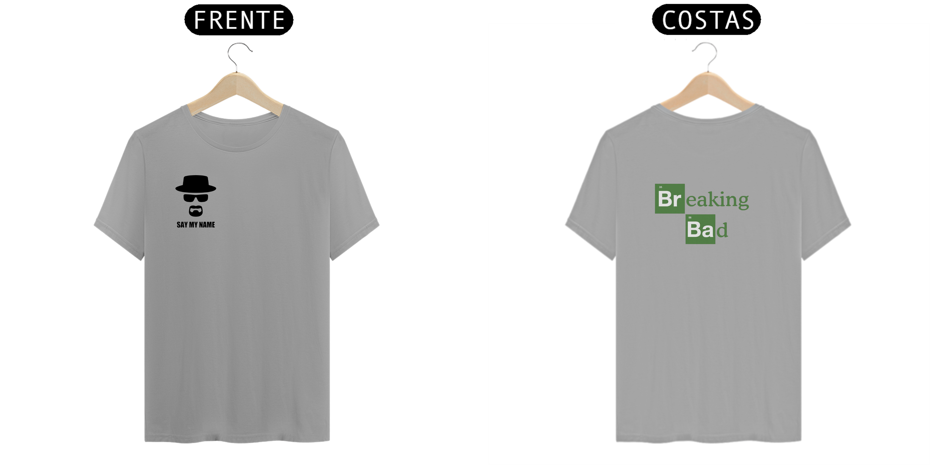 Nome do produto  Camisa Estampada Com A Serie Breaking Bad