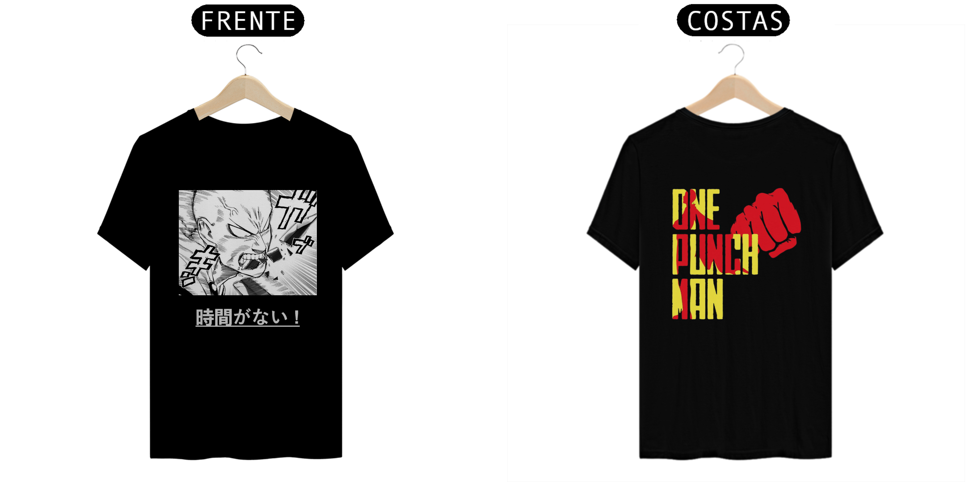 Nome do produto  Camiseta T_Shirt do Anime One-Punch Man (Mangá).
