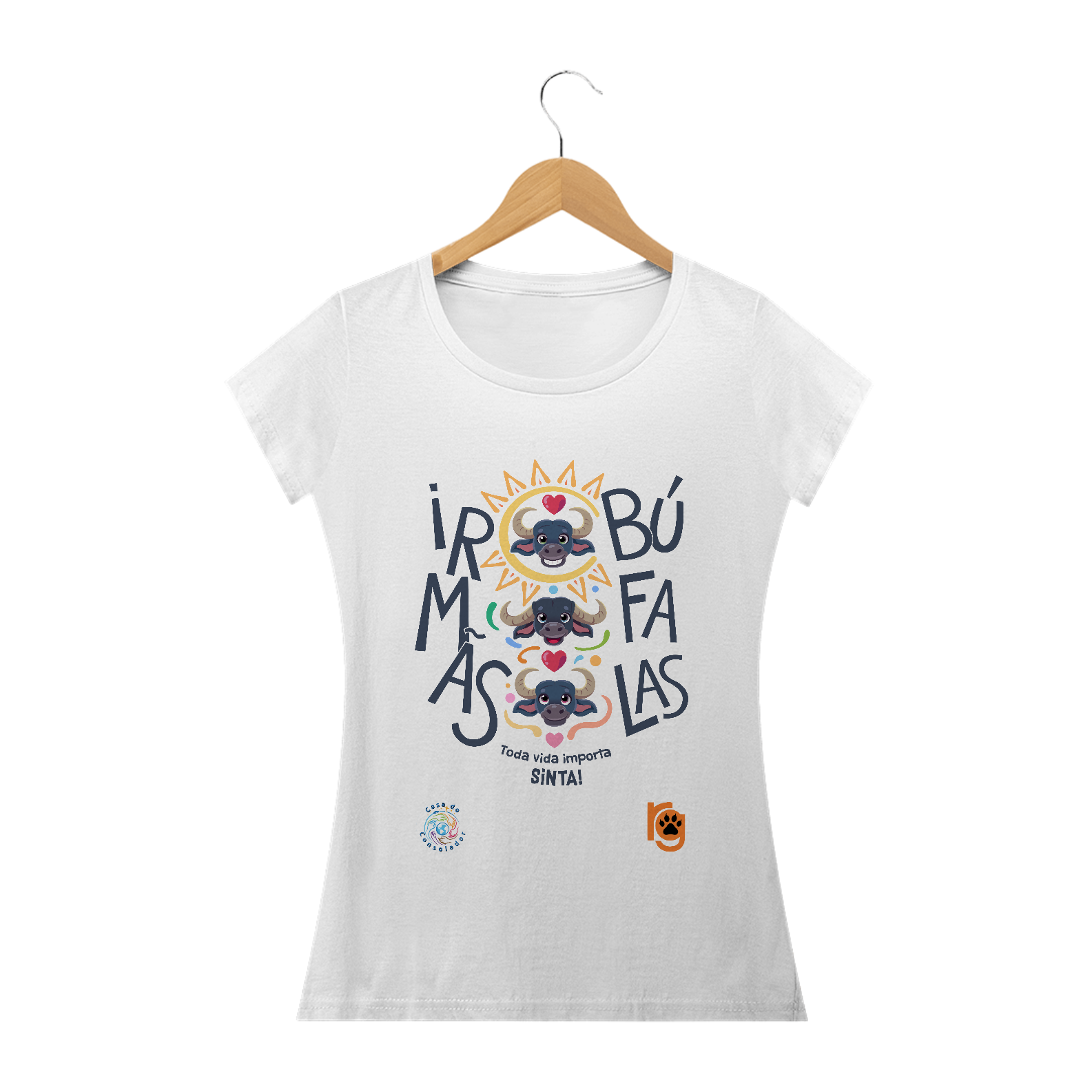 Baby Look - Irmãs Búfalas - Happy 