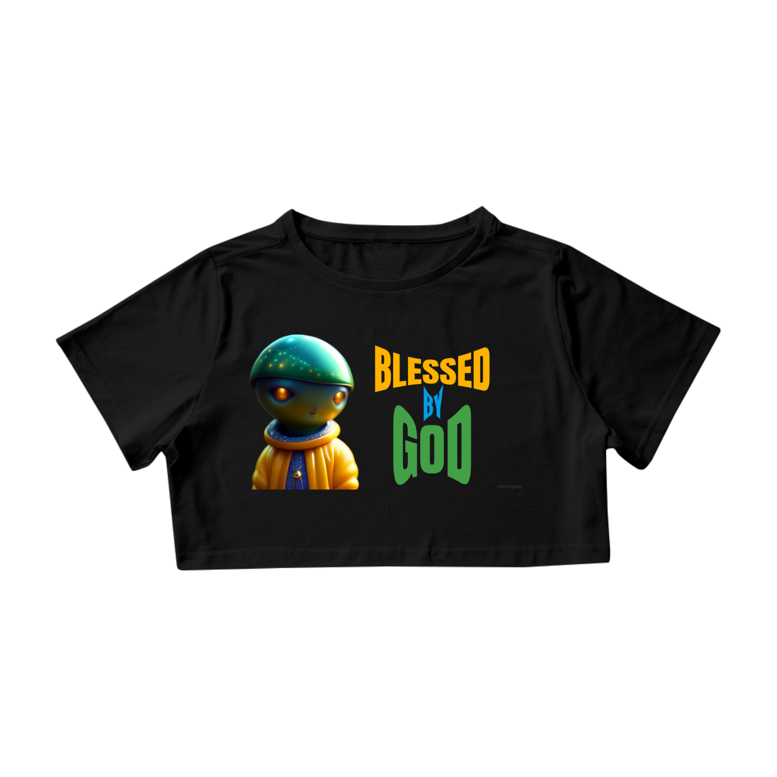 Nome do produto  Crop TERRAQUEEO/ FEMININO