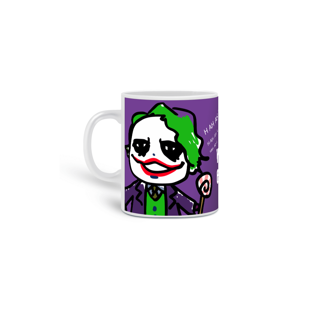 Caneca do Coringa Anime: Uma mistura de insanidade e estilo!