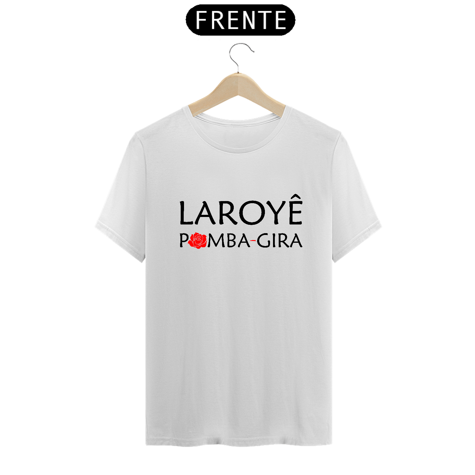Camiseta T-SHIRT PRIME - Coleção Laroyê Exú - Loroyê Pomba Gira 