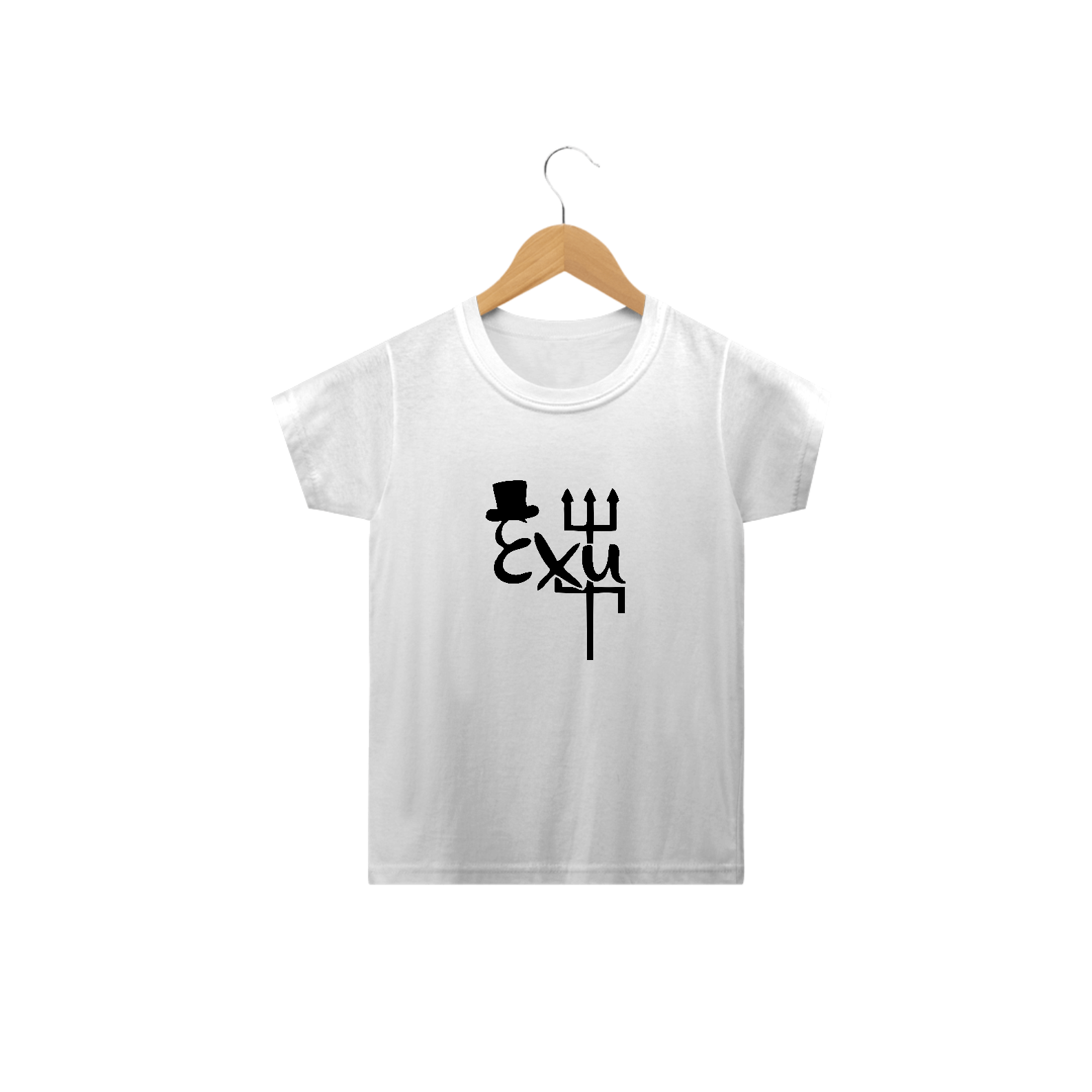 Camisa Infantil  -  Coleção Laroyê Exú - Tridente de Exú