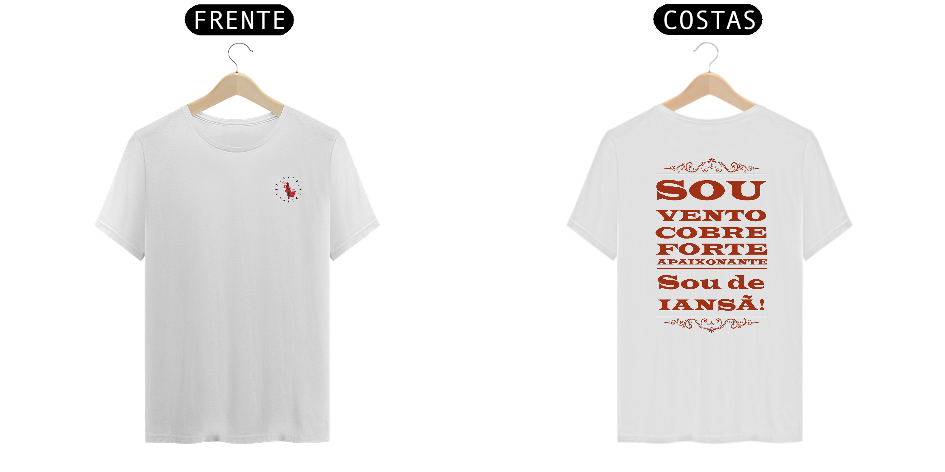 Camisa Unissex - coleção sou filho do Axé - Iansã 