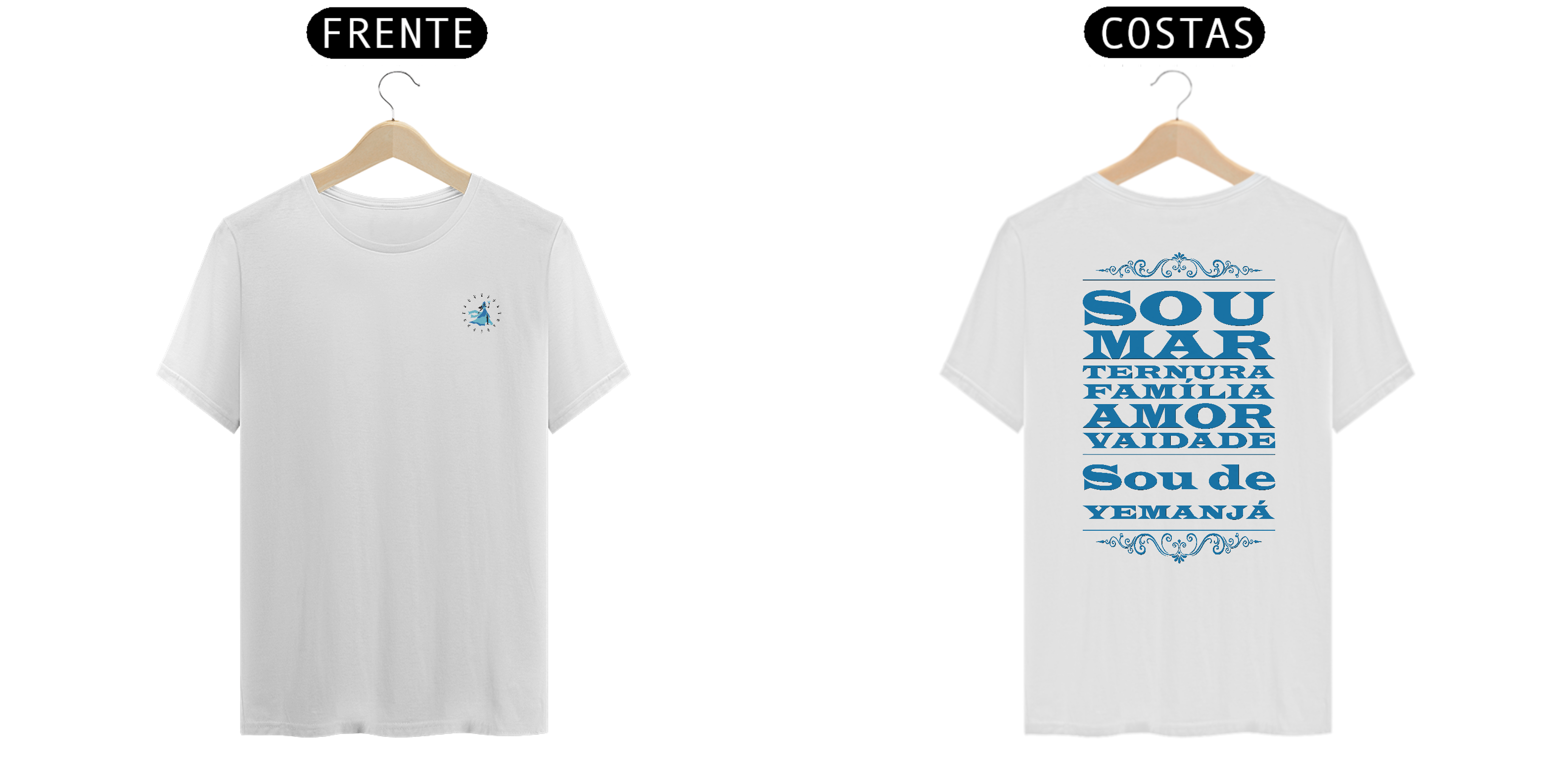 Camisa Unissex - Coleção sou filho do Axé - Yemanja