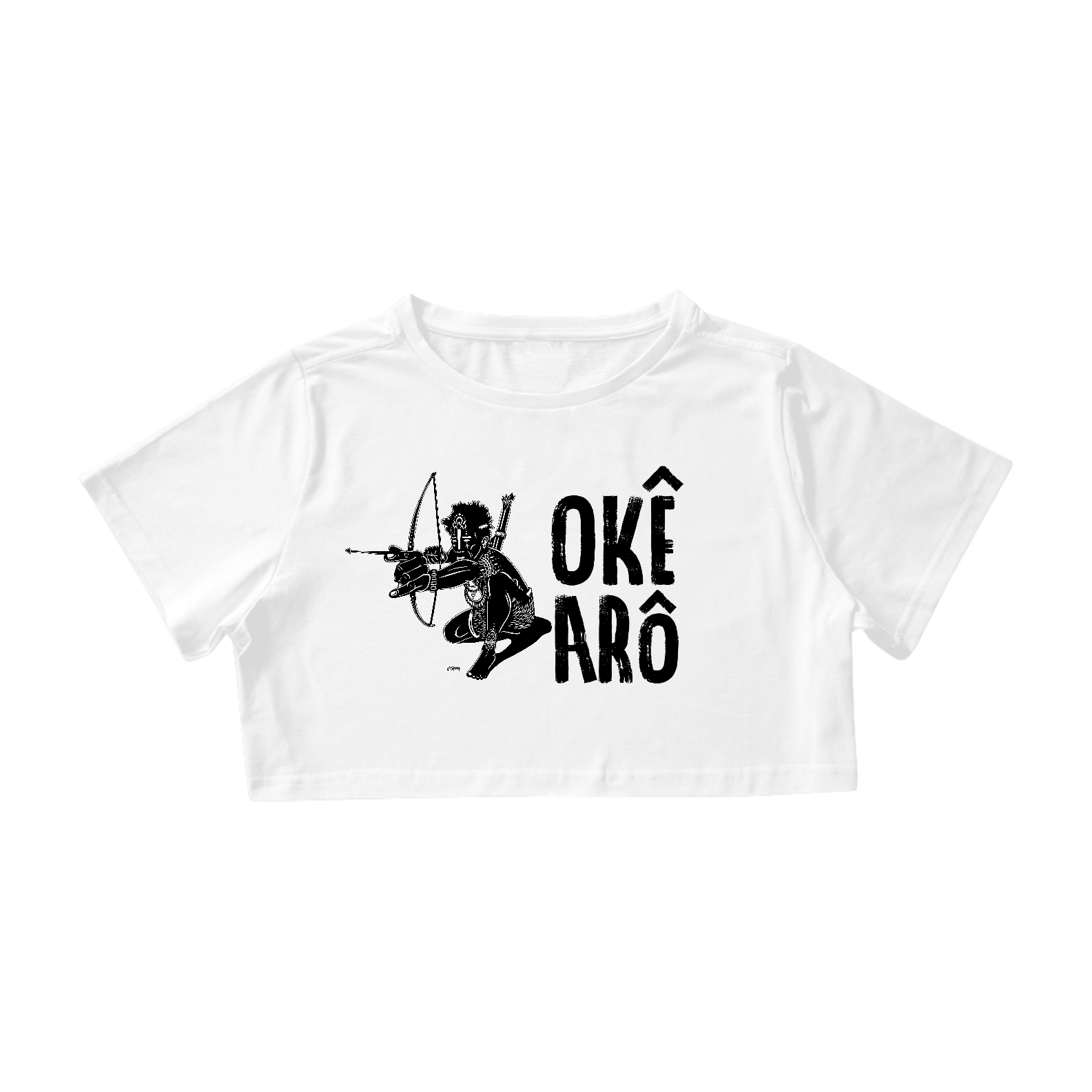 Cropped - Coleção Orixás Encanto e Axé By Vinicius Targa - okearô oxossi