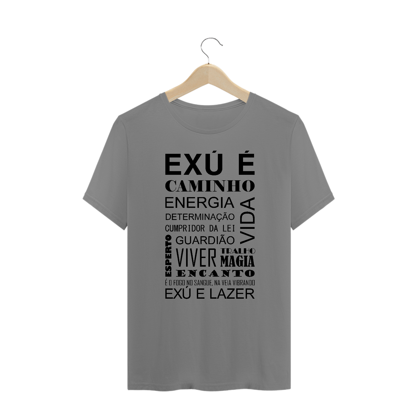 Camisa Plu SIze -  Coleção Laroyê Exú - Exú é caminho