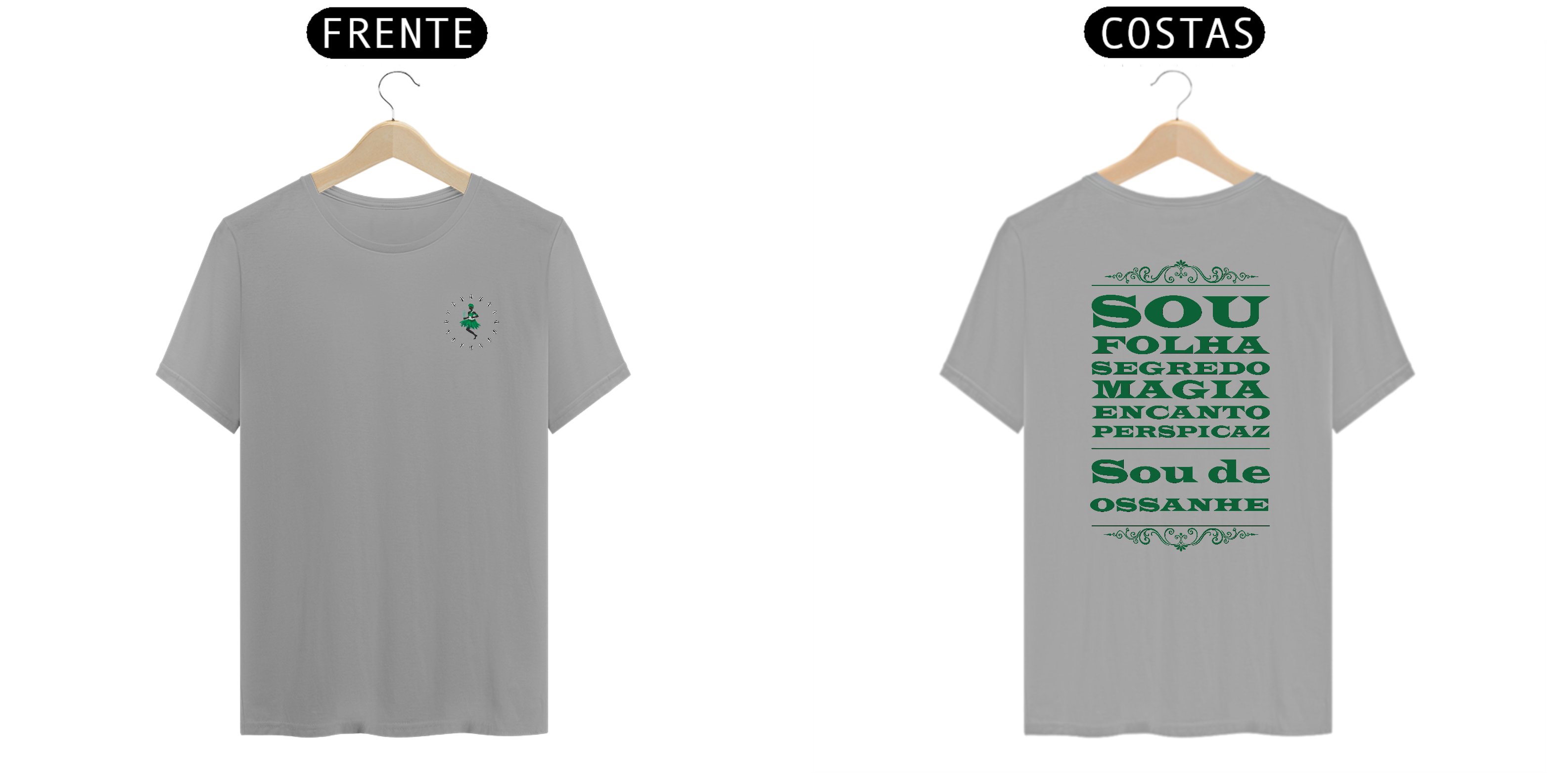 Camisa unissex quality - Coleção sou filho do Axé - Ossanhe