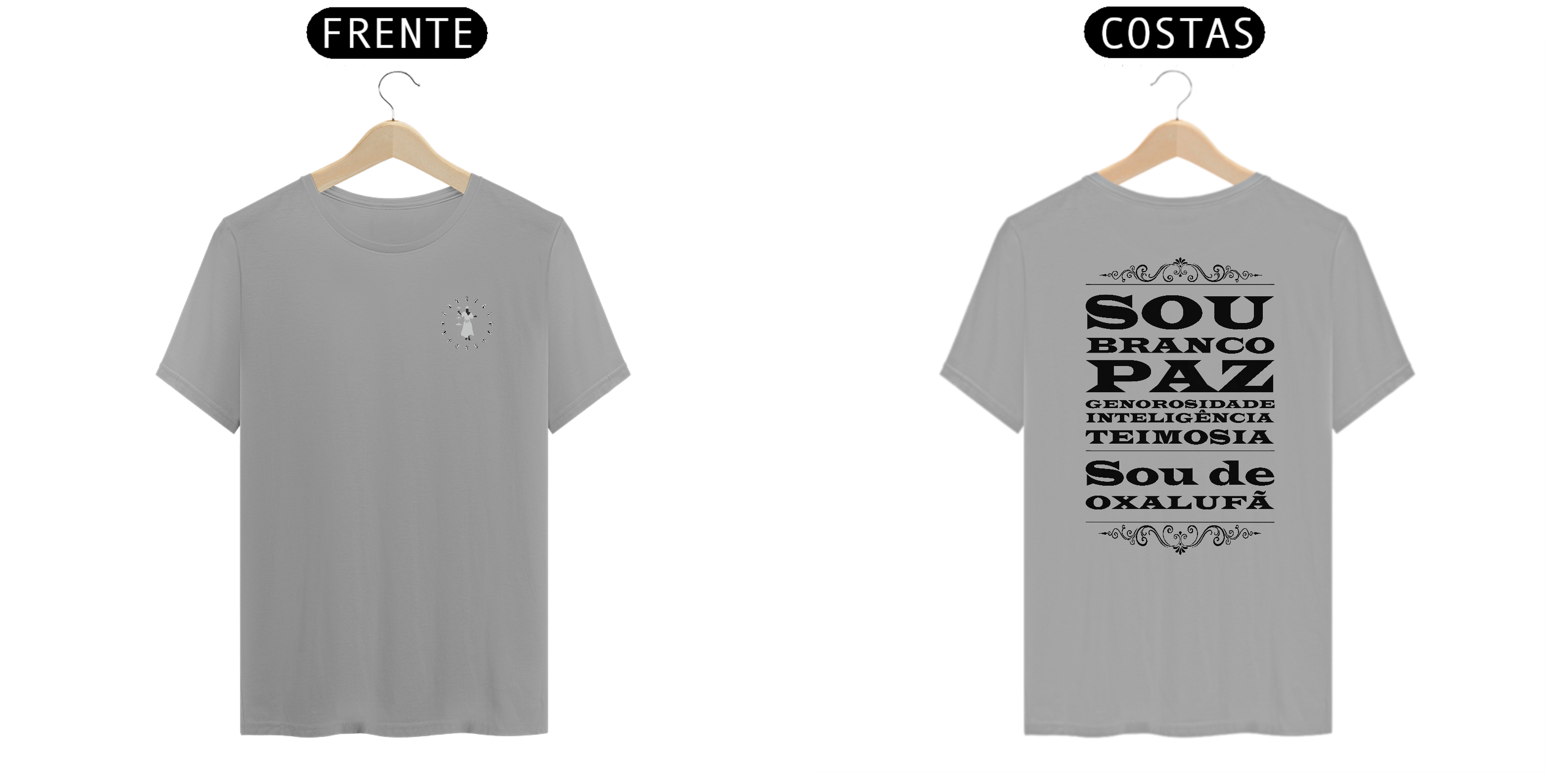 Camisa unissex quality - Coleção sou filho do Axé - Oxalufã