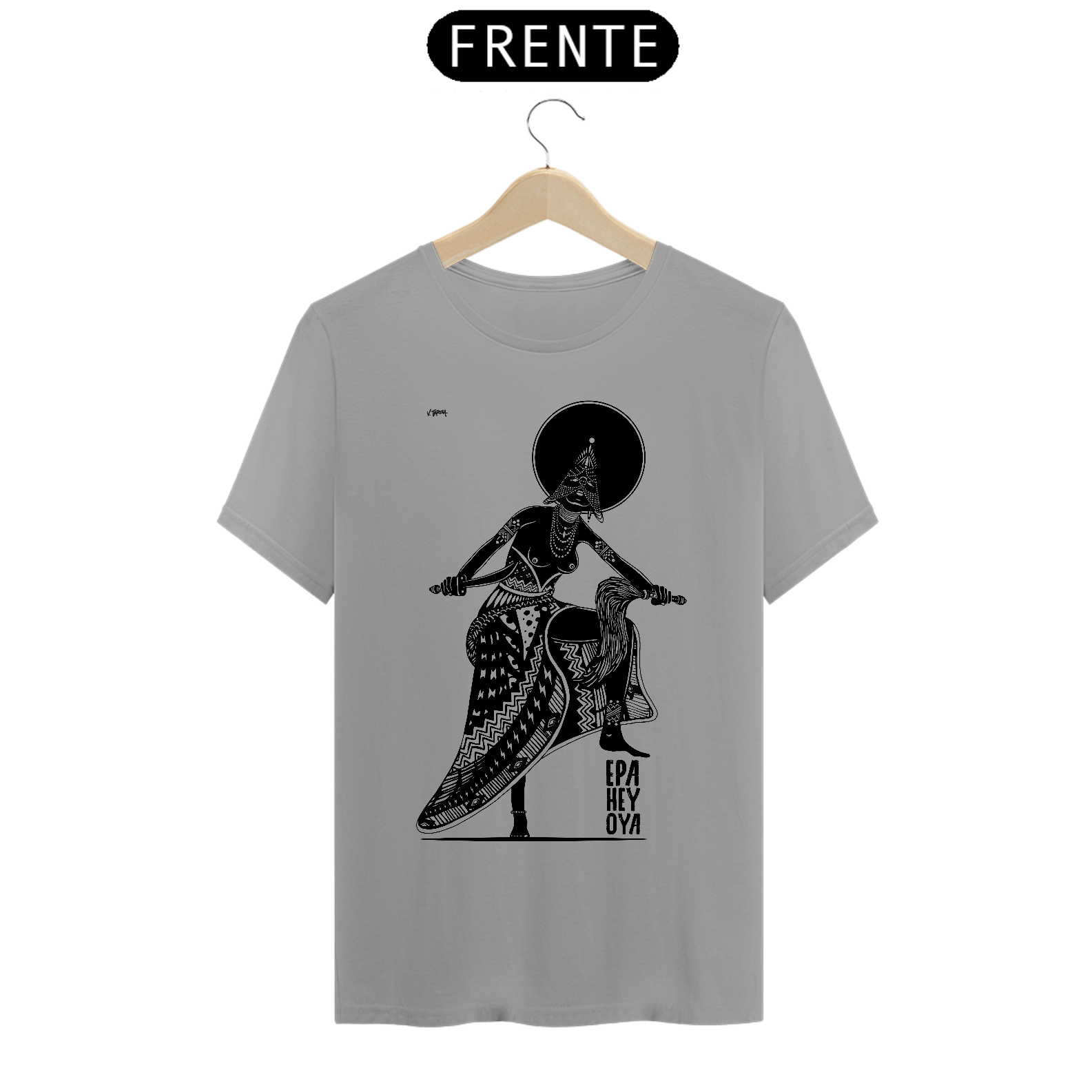 Camisa Unissex - Coleção Orixas Encanto e Axé By Vinicius Targa - Epa Hey Oya PB