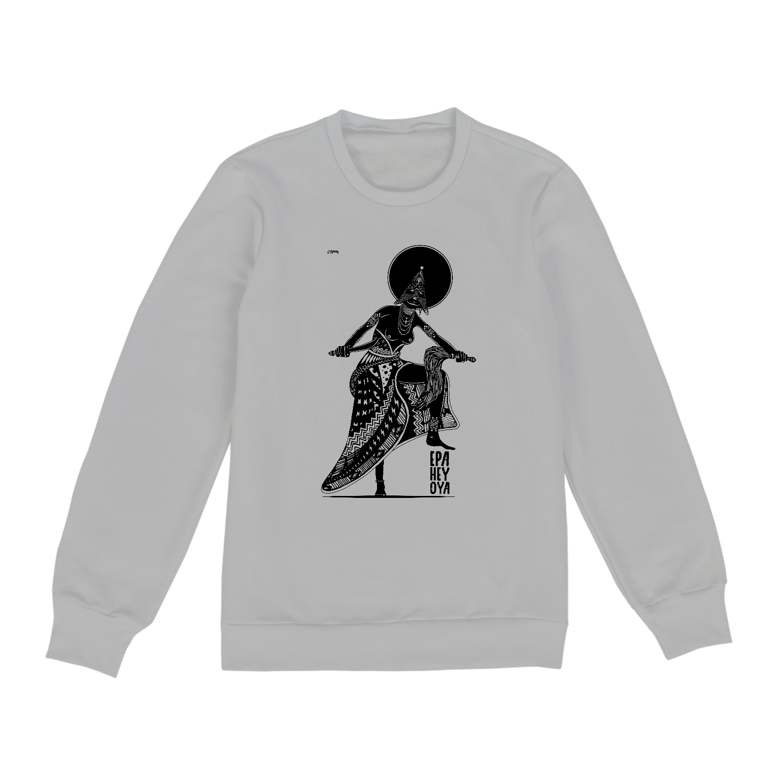 Moletom Fechado Unissex - Coleção Orixas Encanto e Axé By Vinicius Targa - Epa Hey Oya PB